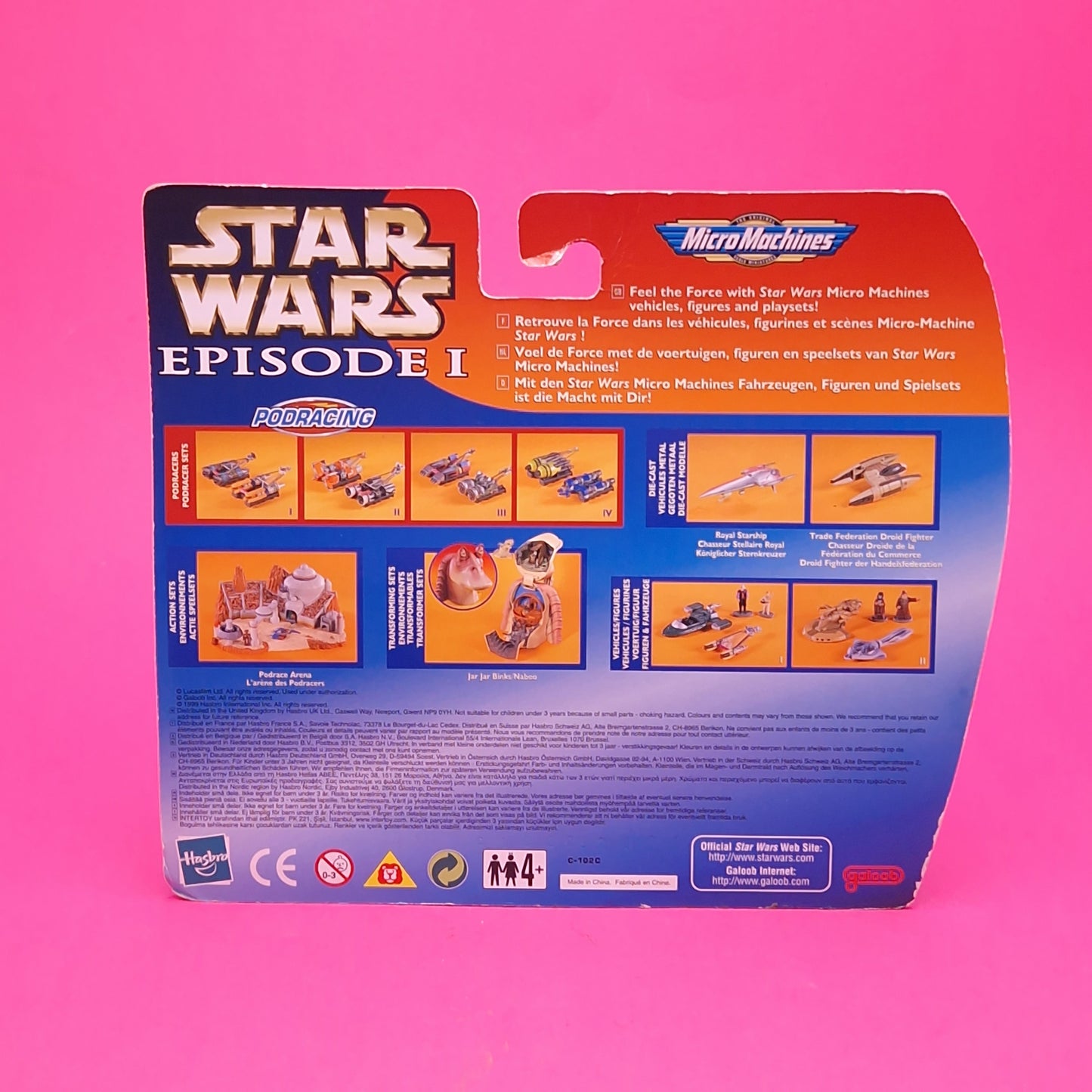 MICRO MACHINES ☆ STAR WARS Collection IV Episode 1 Vintage ☆ 90s Loose Galoob