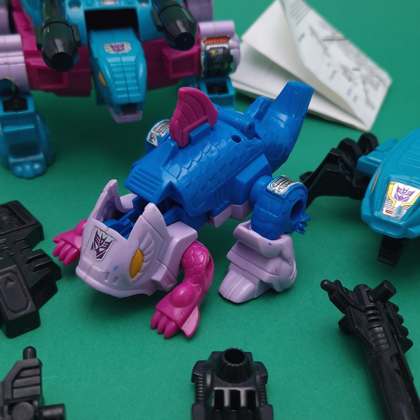 TRANSFORMERS G1 ☆ Combiners SEACONS Piranacon Figure ☆ 1988 Robot Vintage