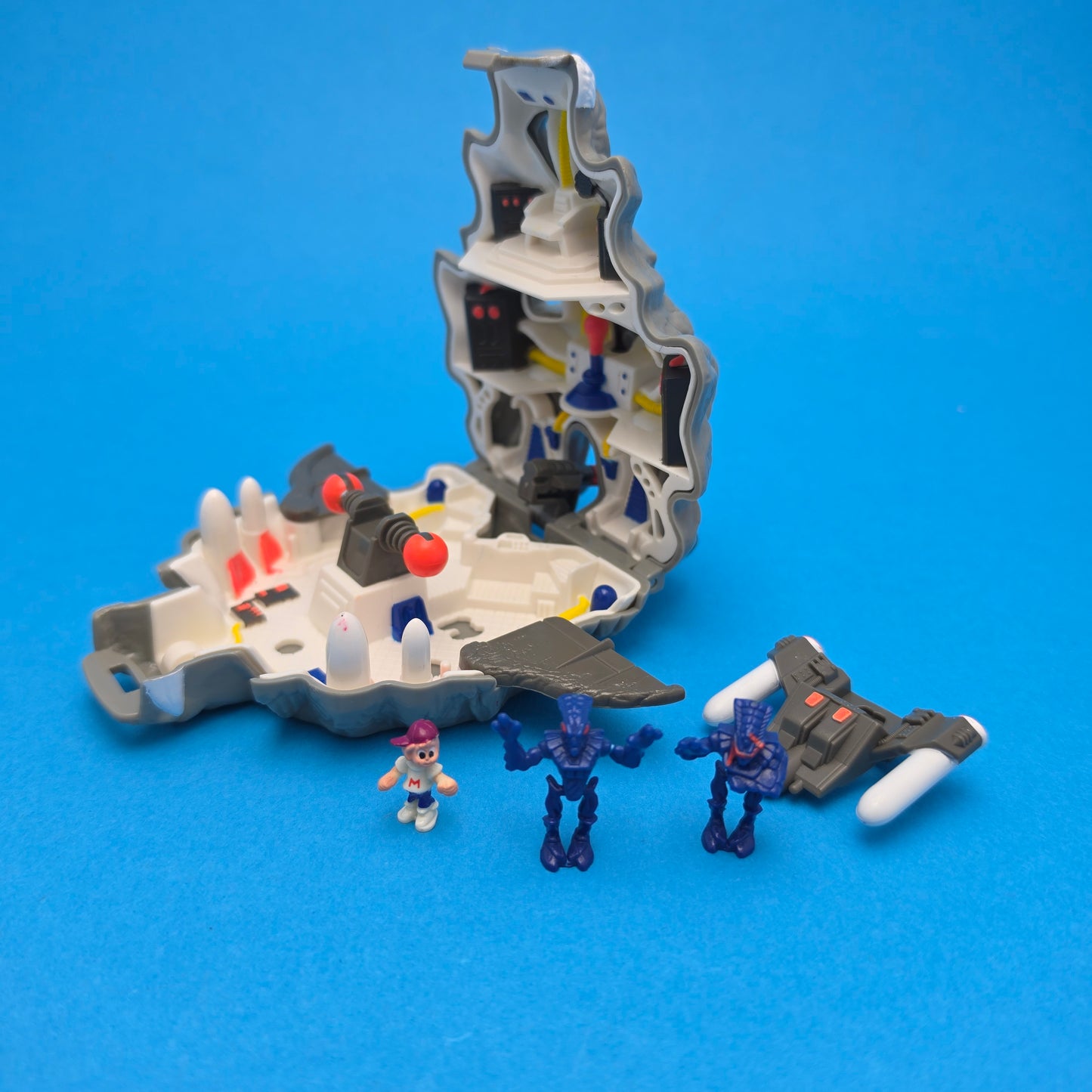 MIGHTY MAX ☆ TERMINATES WOLFSHIP 7 Doom Zones Max Vintage Figure Playset ☆ Complete