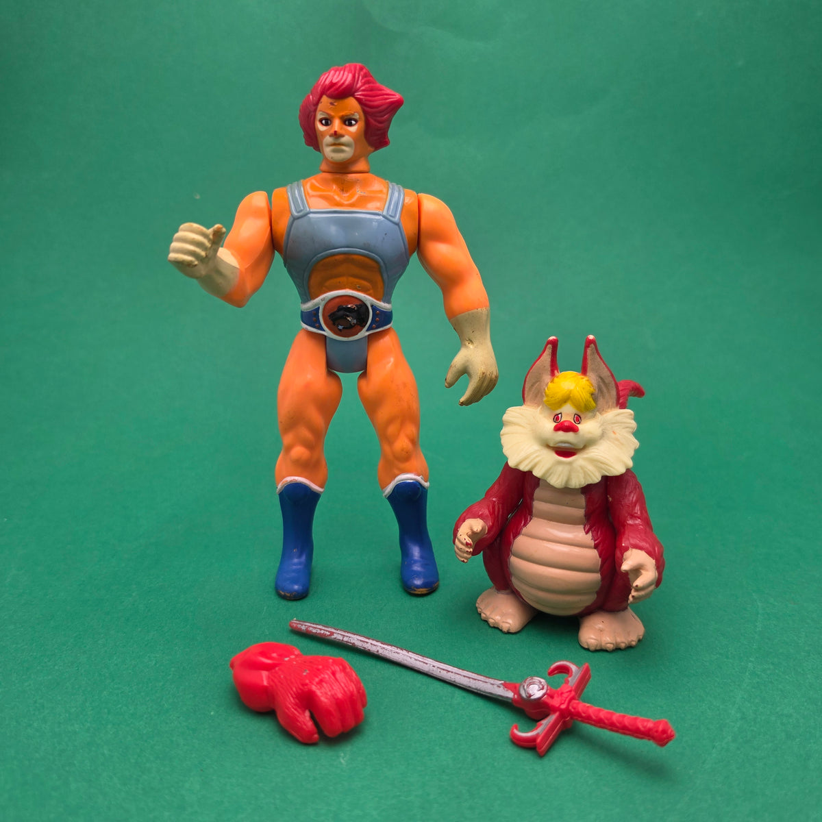THUNDERCATS ☆ LION O & SNARF Action Figure ☆ Vintage LJN Original 80s Liono