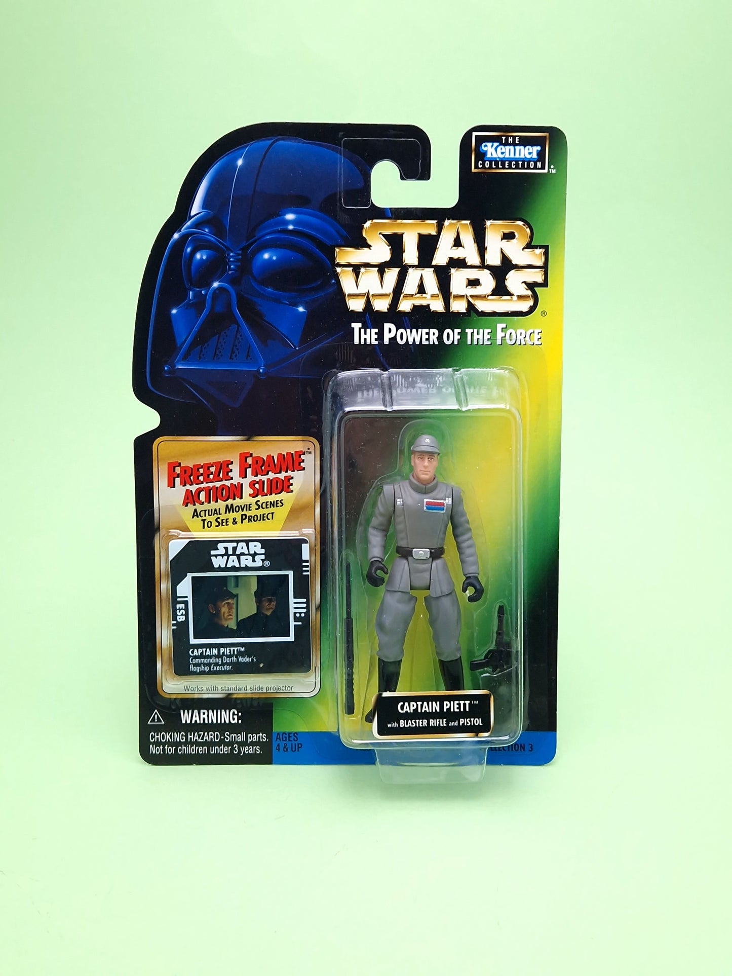 STAR WARS POTF ☆ Freeze Frame CAPTAIN PIETT Figure ☆ MOC Sealed Carded Kenner Power of the Force