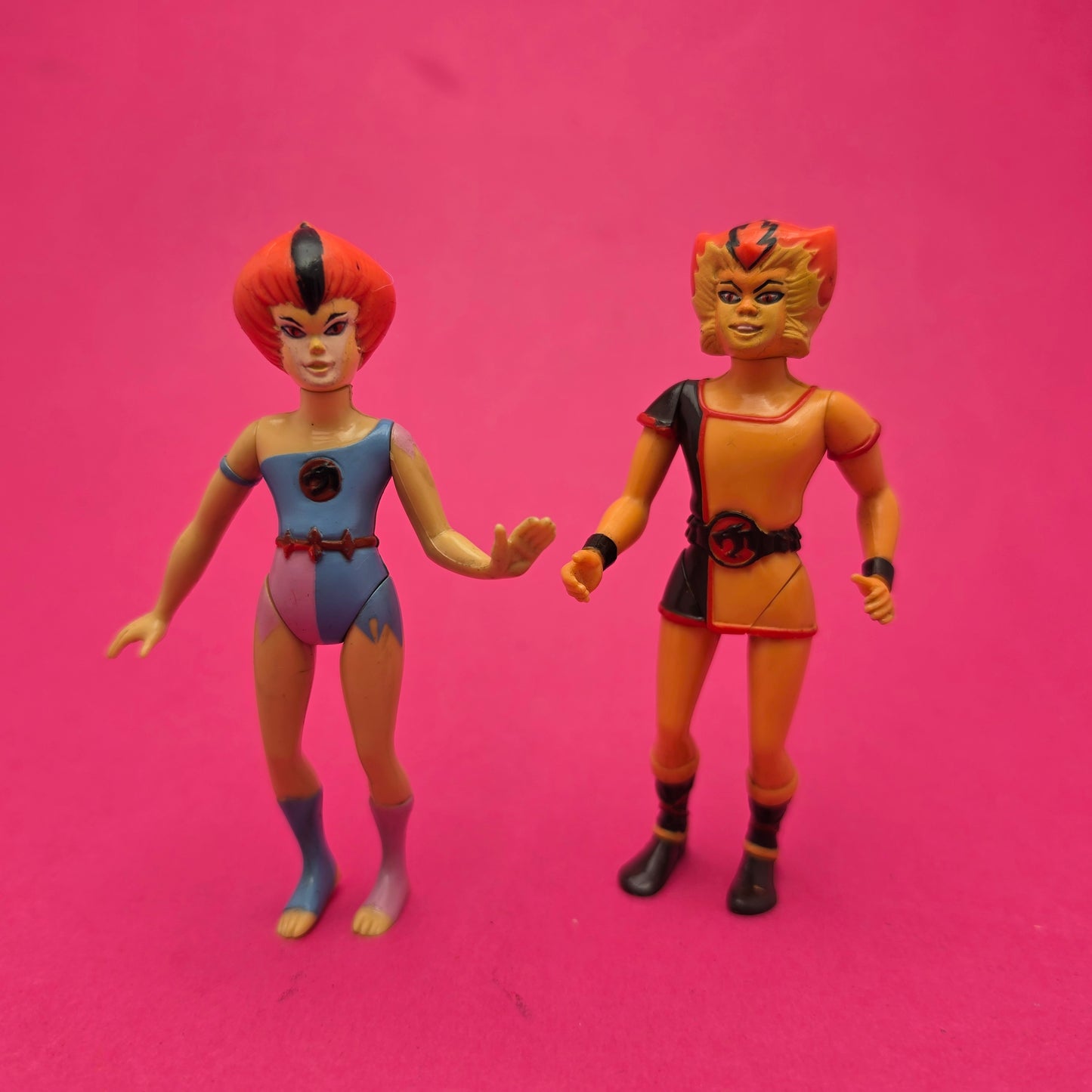 THUNDERCATS ☆ WILYKAT & WILYKAT Action Figure ☆ Vintage LJN Original 80s Loose