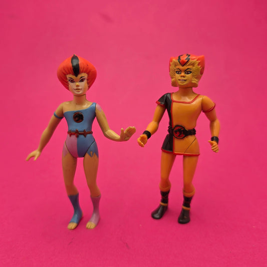 THUNDERCATS ☆ WILYKAT & WILYKAT Action Figure ☆ Vintage LJN Original 80s Loose
