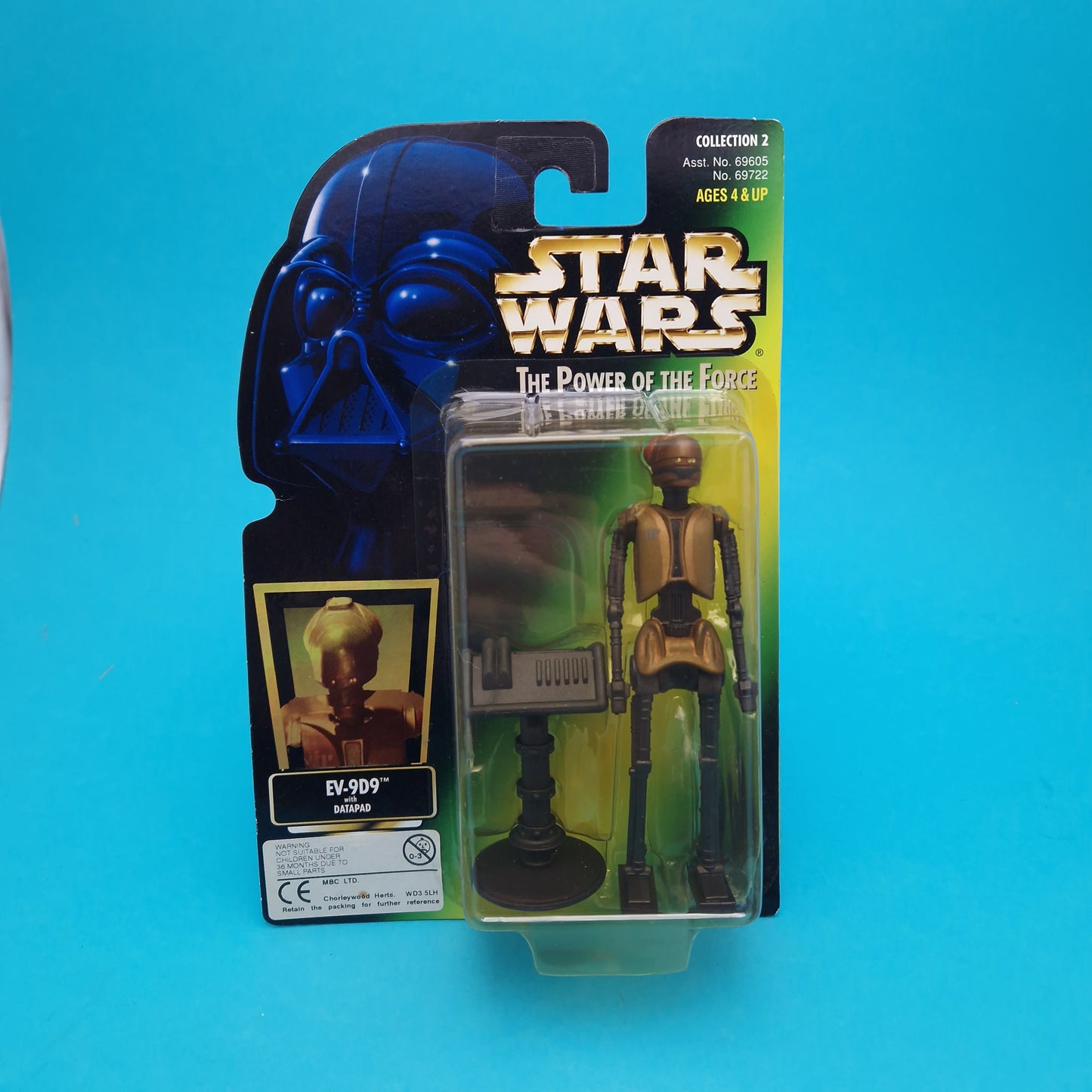 STAR WARS POTF ☆ EV-9D9 Figure ☆ MOC Sealed Carded Kenner Power of the Force