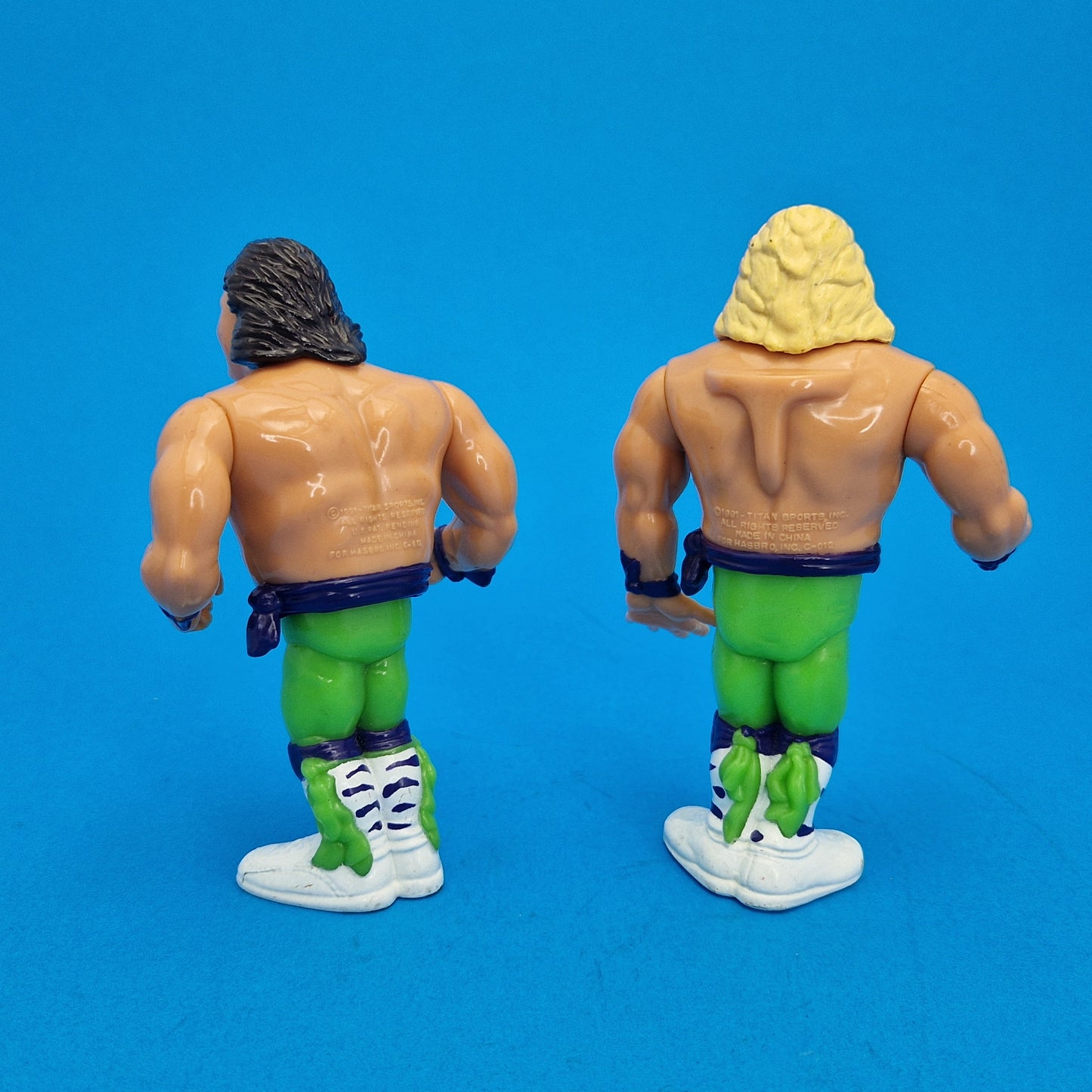 WWF HASBRO THE ROCKERS SHAWN MICHAELS AND MARTY JANNETTY Vintage Wrestling Figure ☆ Original 90s Series 3