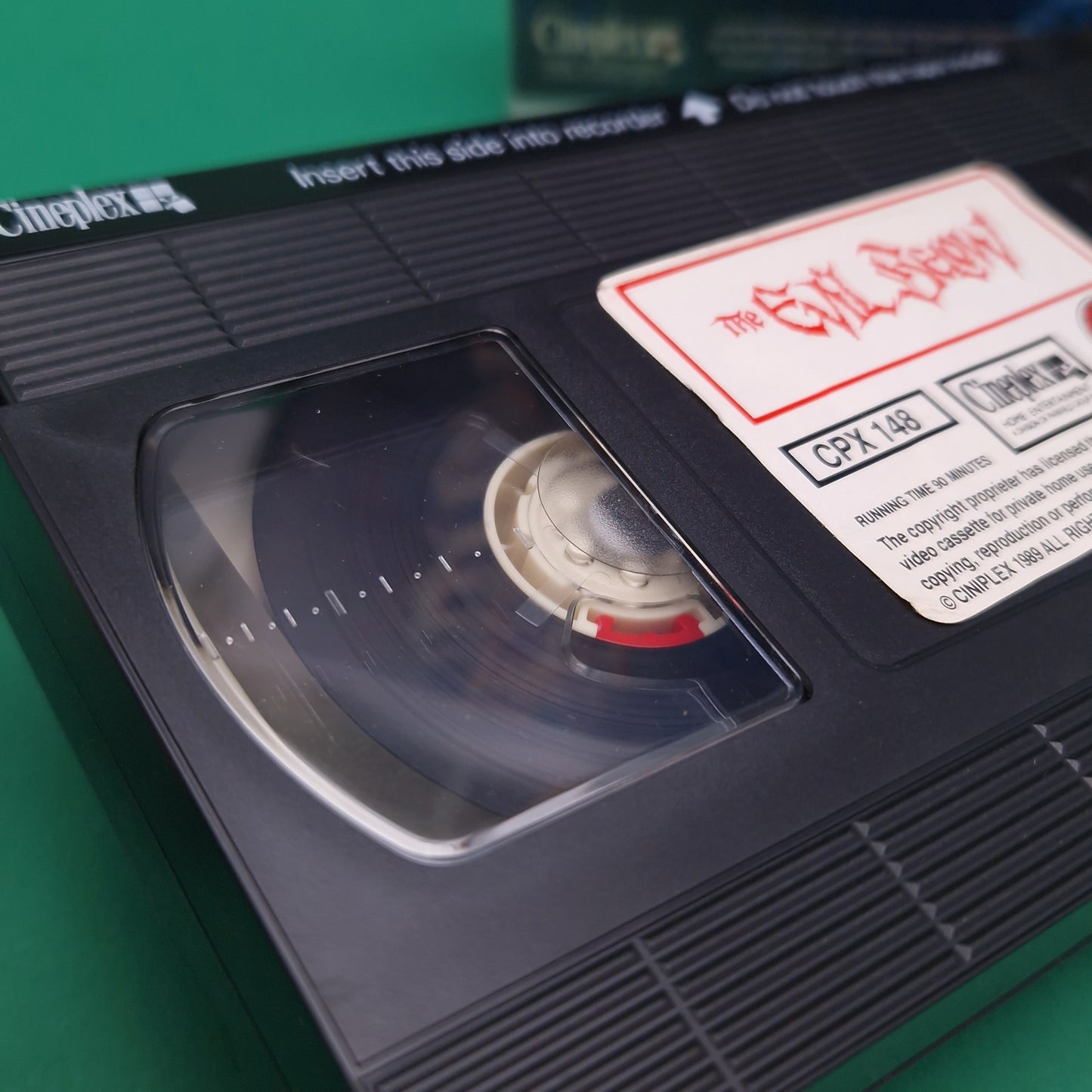 VHS Video ☆ THE EVIL BELOW ☆ 80s Horror Big Box Ex Rental Vintage 15 cert
