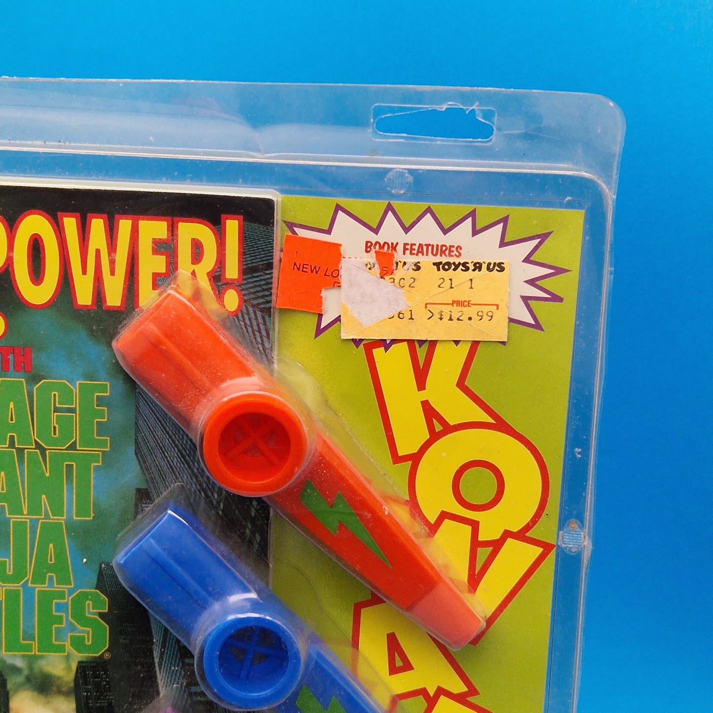 TEENAGE MUTANT NINJA TURTLES ☆ Turtle Power KAZOO Cassette Set Book SEALED Vintage ☆ 90s RARE HP