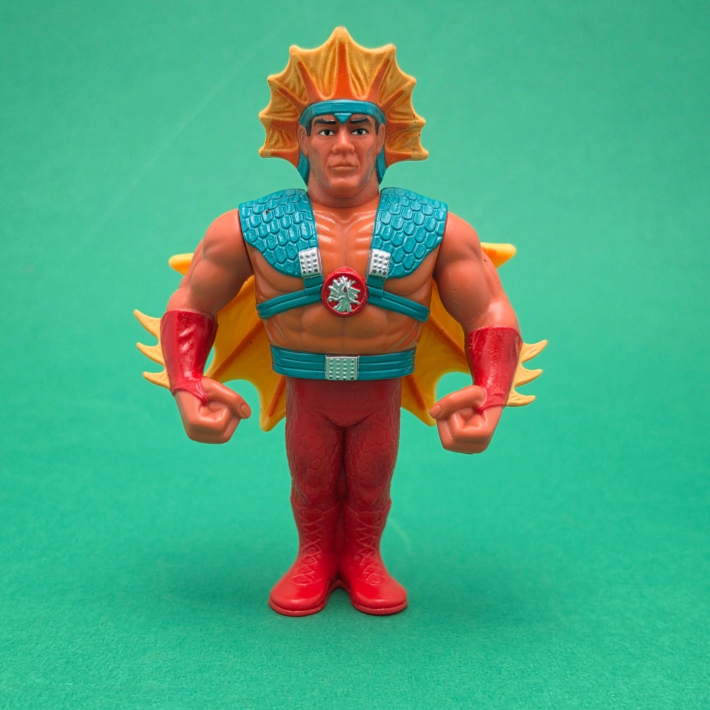 WWF HASBRO RICKY THE DRAGON STEAMBOAT & Cape Vintage Wrestling Figure ☆ 90s Series 4