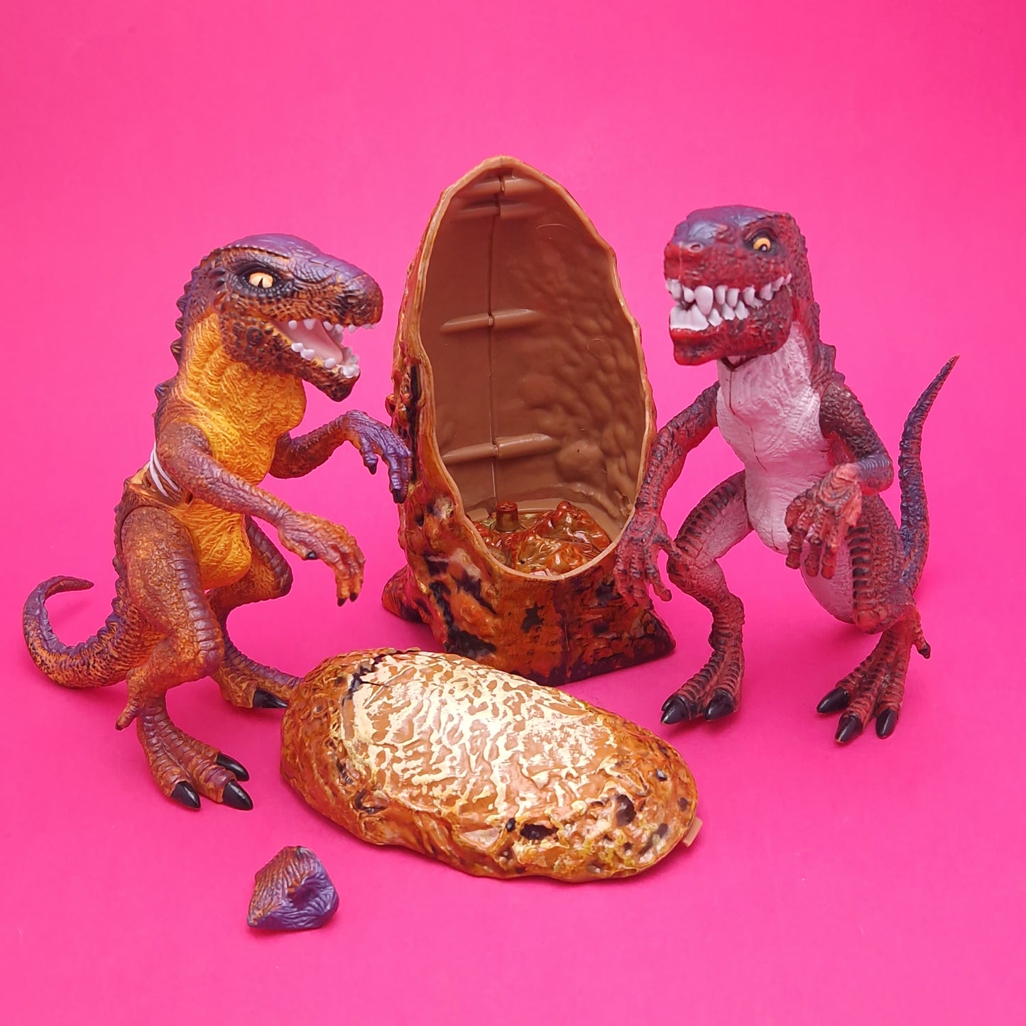 GODZILLA ☆ RED BABY GODZILLA RAZOR FANG Battle Damage Action Figure ☆ Vintage Trendmasters Original Loose 90s