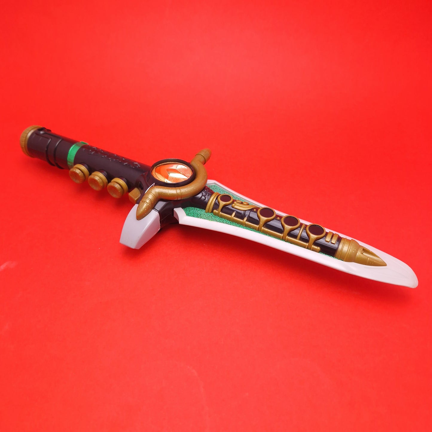POWER RANGERS MMPR ☆ DRAGON DAGGER GREEN RANGER Working ☆ Vintage Bandai