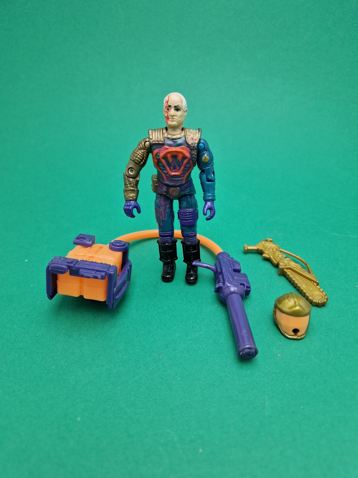 GI JOE ☆ Eco-Warriors CESSPOOL Action Figure Bio Card ☆ Action Force Hasbro 1991