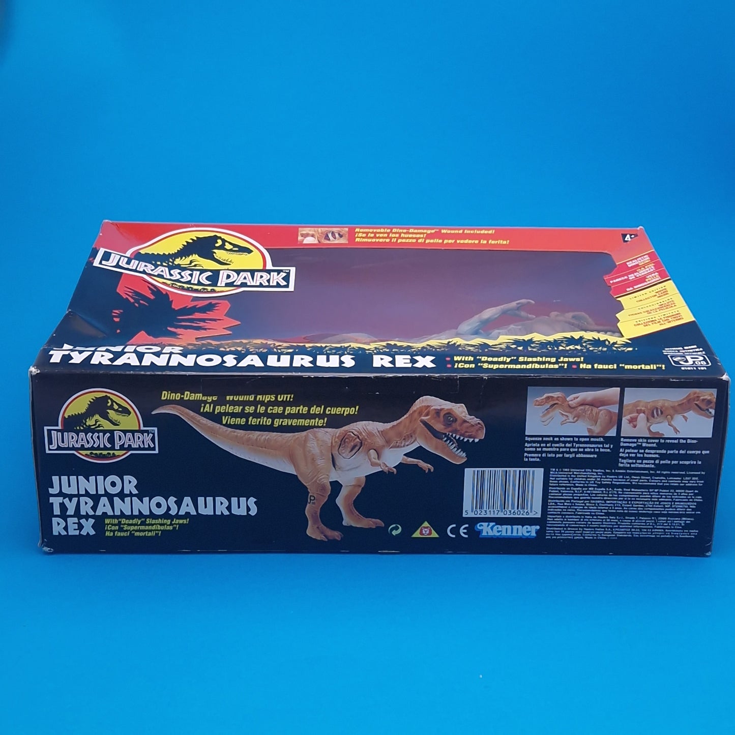 JURASSIC PARK ☆ JUNIOR (YOUNG) TYRANNOSAURUS REX Figure ☆ Sealed MISB World T-REX