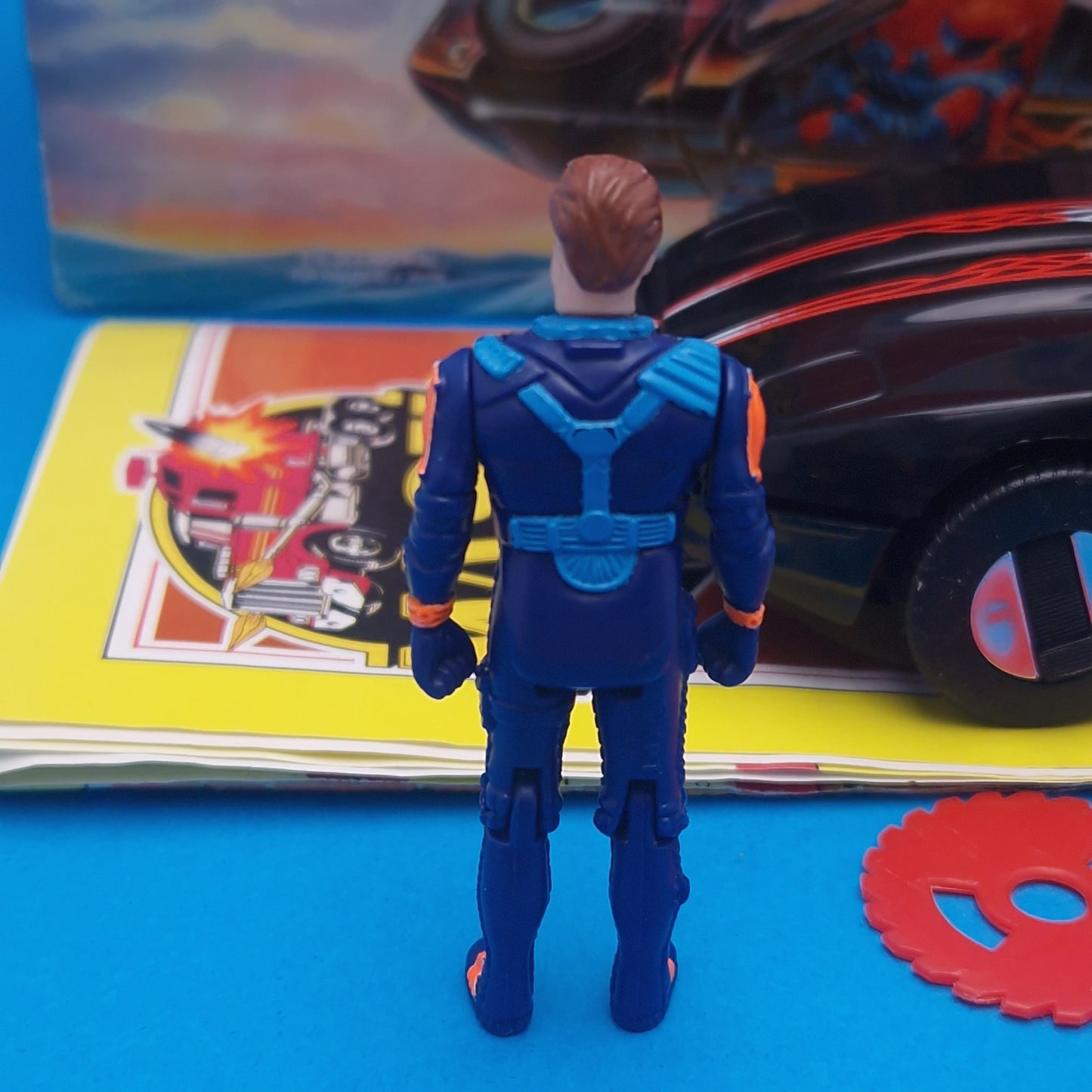 M.A.S.K ☆ RAVEN Calhoun Burns ☆ BOXED Vintage MASK Kenner 80s Euro Box