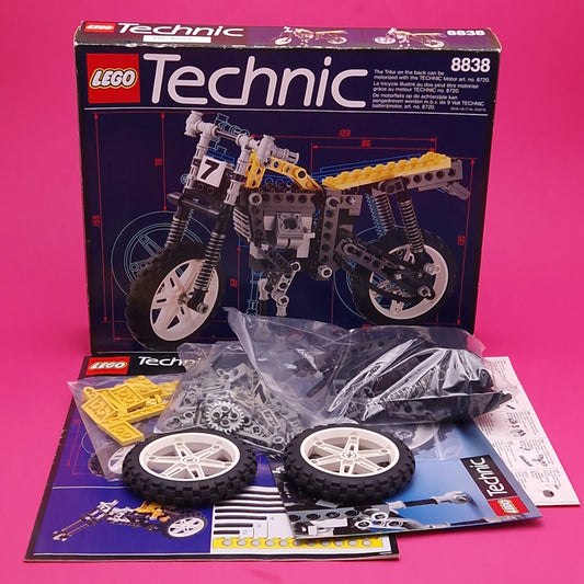 LEGO ☆ 8838 SHOCK CYCLE Technic ☆ Vintage 80s Boxed Instructions Complete
