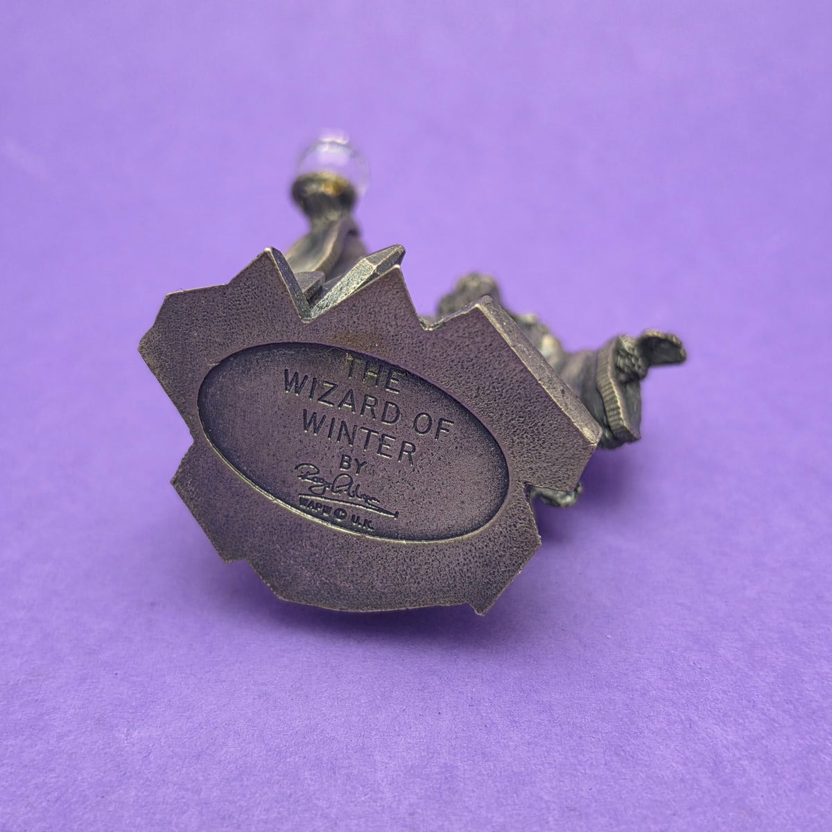 MYTH AND MAGIC ☆ THE WIZARD OF WINTER Statue Metal Figure ☆ Loose Mark Locker