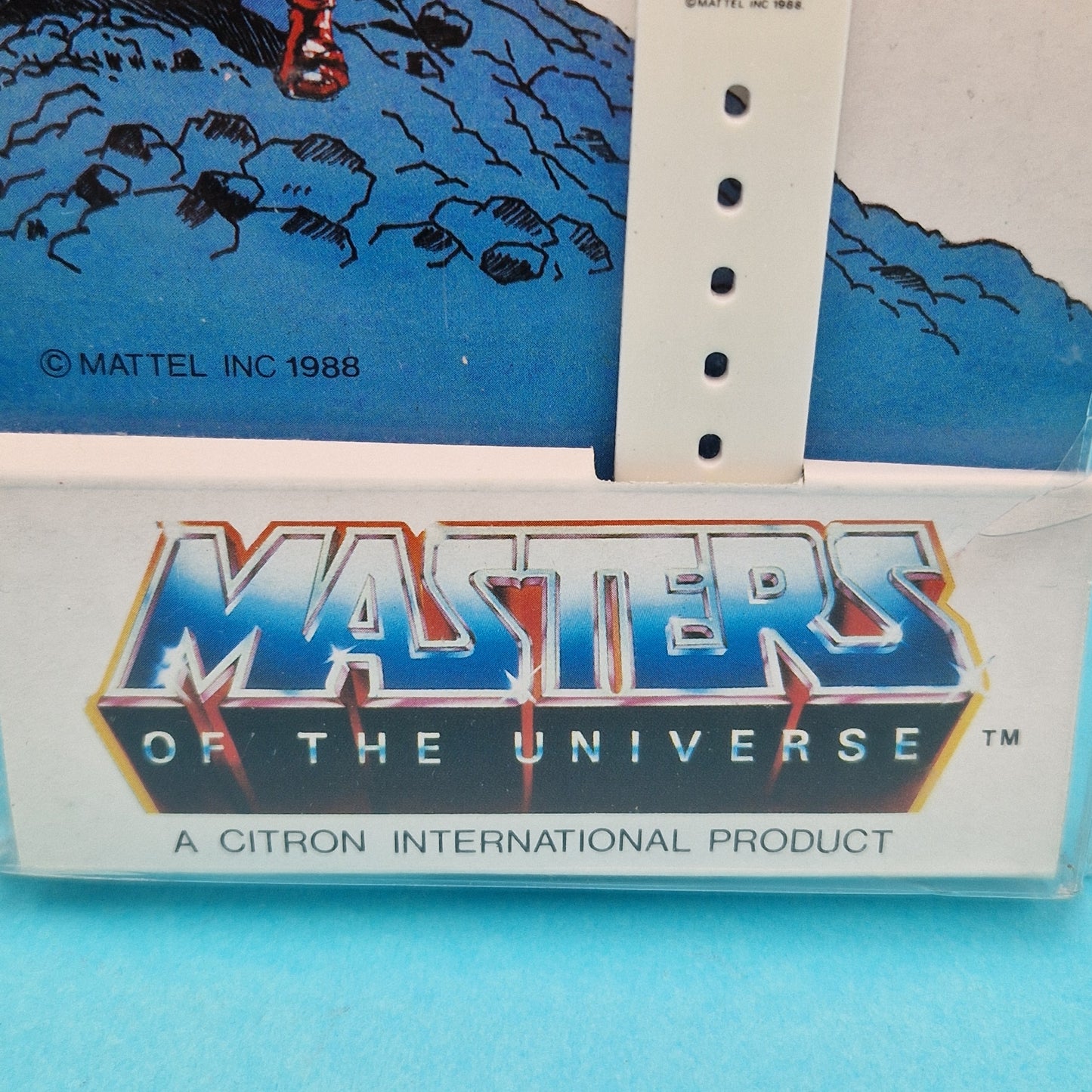 MASTERS OF THE UNIVERSE ☆ He-Man Citron International Watch Vintage ☆ MOTU 80s Mattel