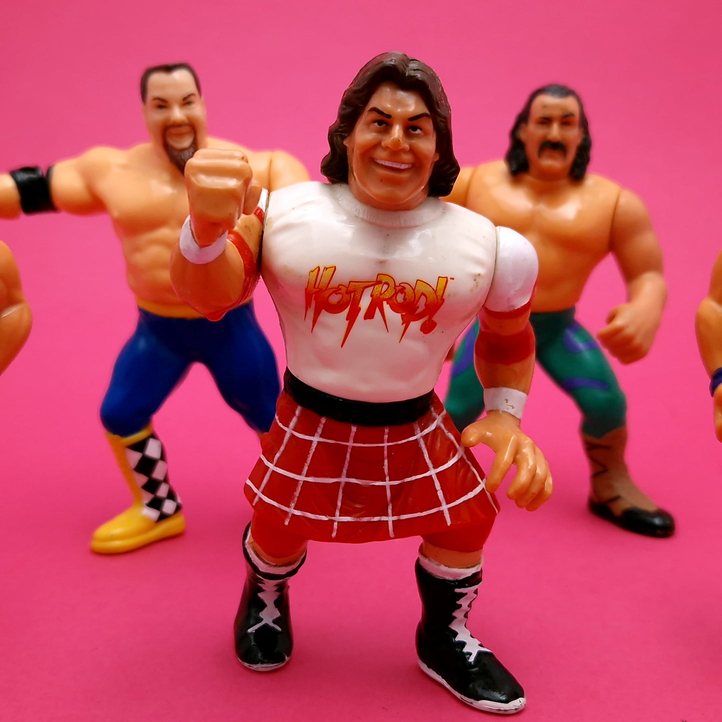 WWF HASBRO ☆ 5x Bundle Rockers Jake Piper Niedhart Vintage Wrestling Figure ☆ Original 90s