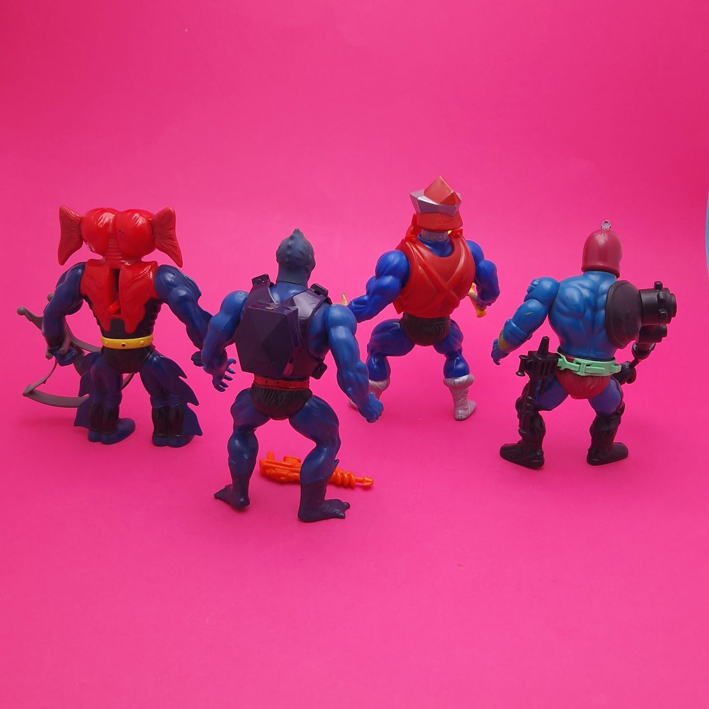 MASTERS OF THE UNIVERSE ☆ Bundle TRAP JAW WEBSTER MEKANECK MANTENNA Vintage Figure ☆ MOTU Loose 80s Mattel Original