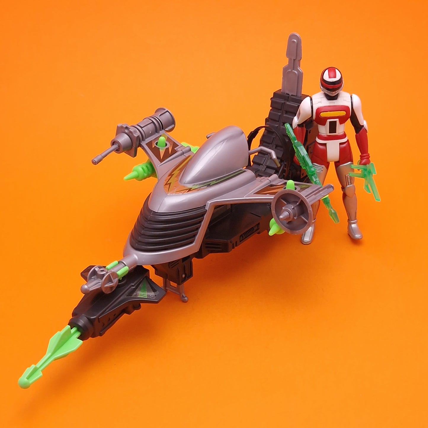 VR TROOPERS- KAITLIN STAR & SKYBORG JET Figure Complete ☆ Vintage Original 90s Saban Kenner