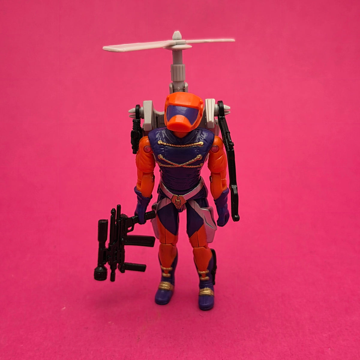 GI JOE ☆ ANNIHILATOR Action Figure Complete ☆ Action Force Hasbro 1989 Card