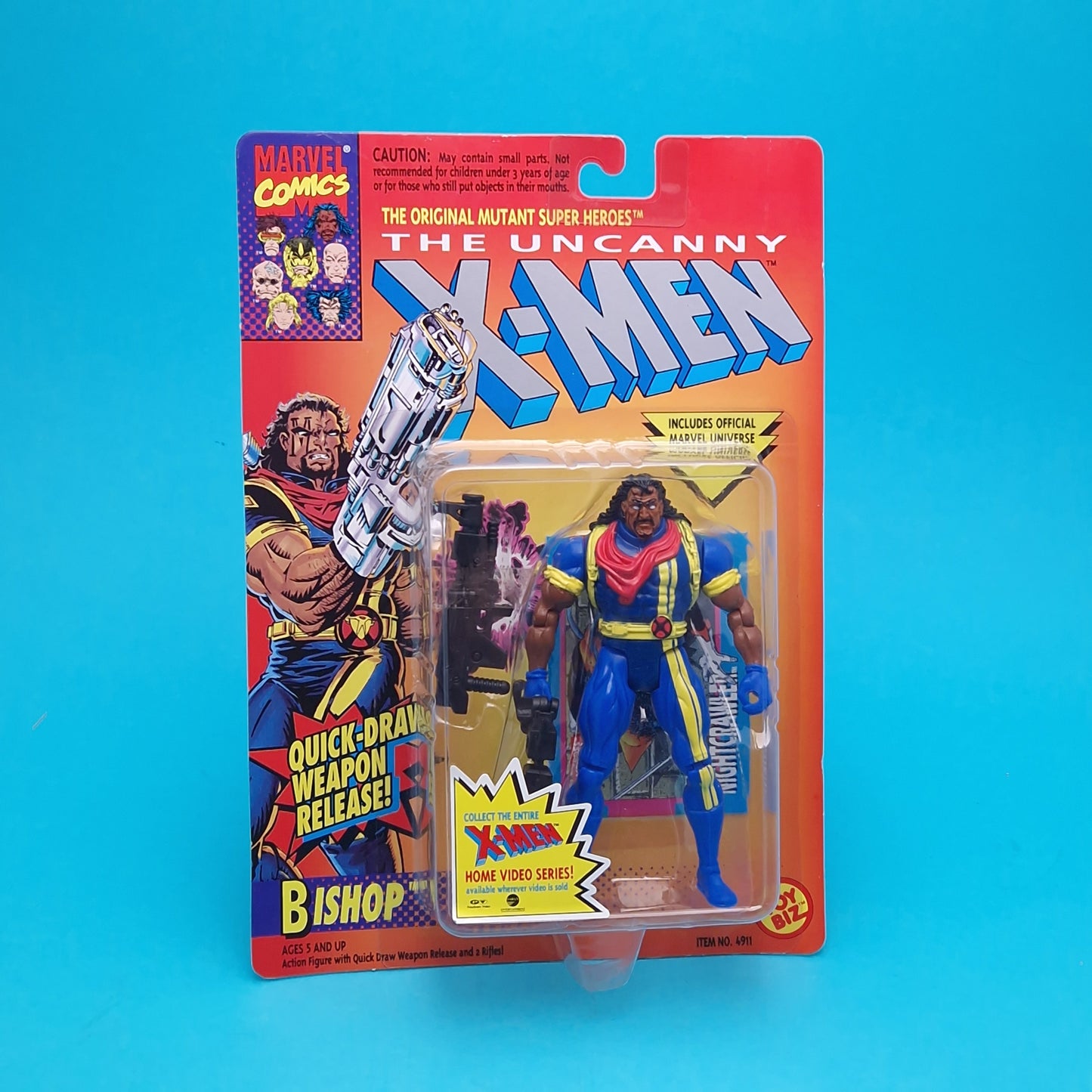 X-MEN ☆ BISHOP MARVEL Action Figure ☆ Vintage MOC Sealed Carded Toybiz 90s