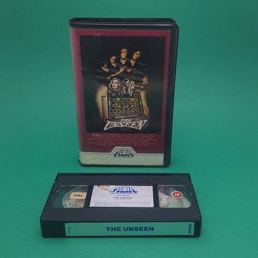 VHS Video ☆ THE UNSEEN ☆ Media Horror Barbara Bach 80s Clamshell Box Pre Cert Vintage