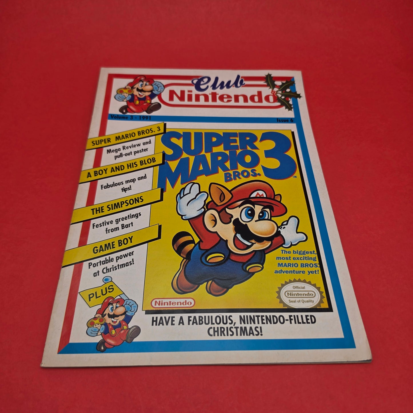 CLUB NINTENDO ☆ Vol 3 Issue 1 -6 1991  ☆ Retro Gaming Magazine NES SNES
