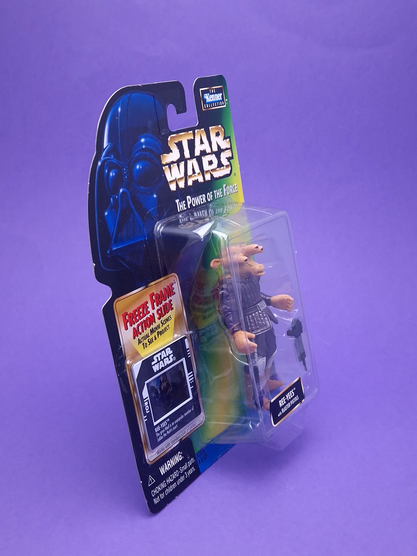 STAR WARS POTF ☆ REE-YEES FREEZE FRAME Figure ☆ MOC Sealed Carded Kenner Power of the Force