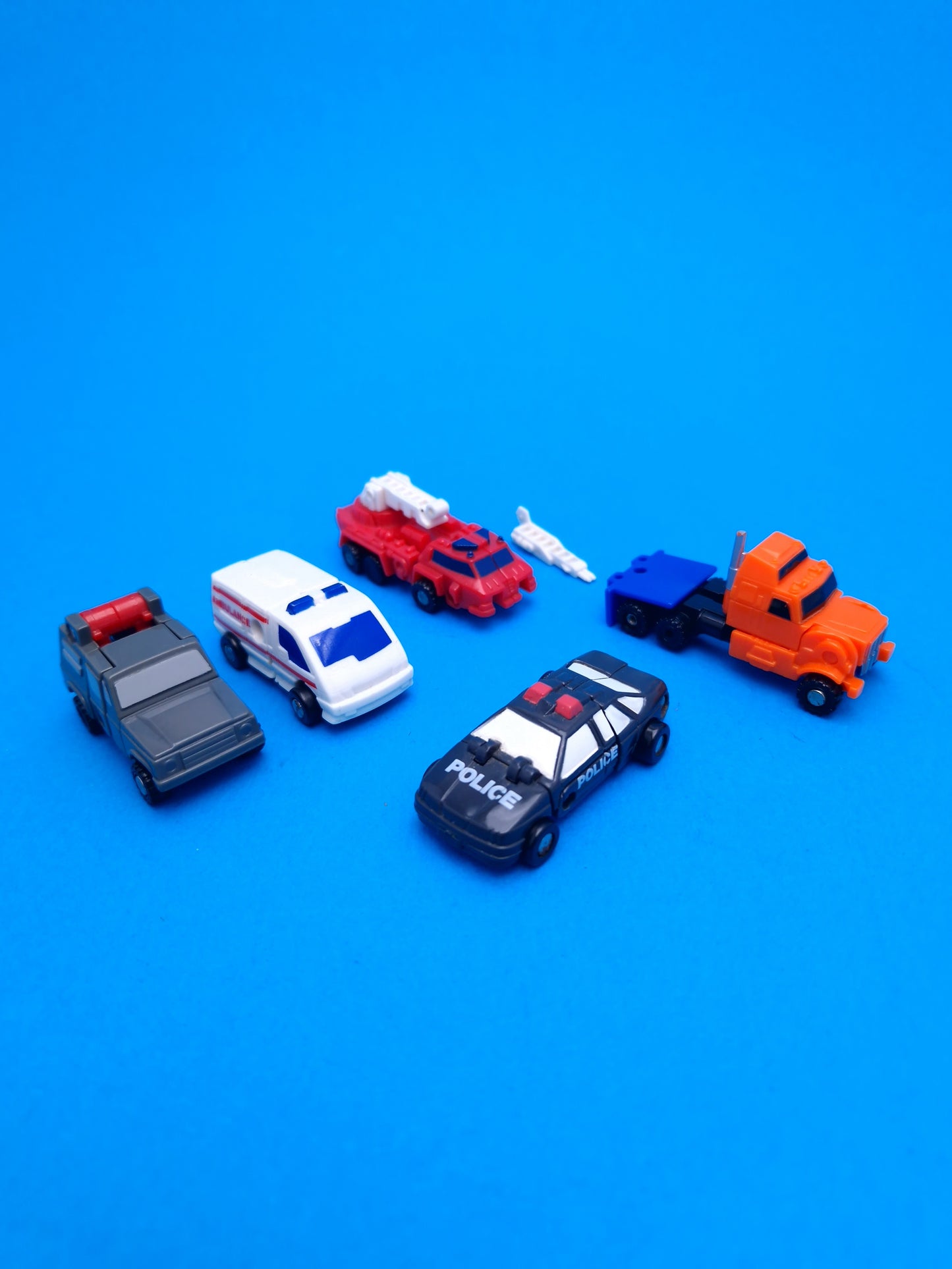 TRANSFORMERS G1 ☆ MICROMASTER OFF-ROAD RESCUE PATROL Figures ☆ Robot Vintage Original 80s