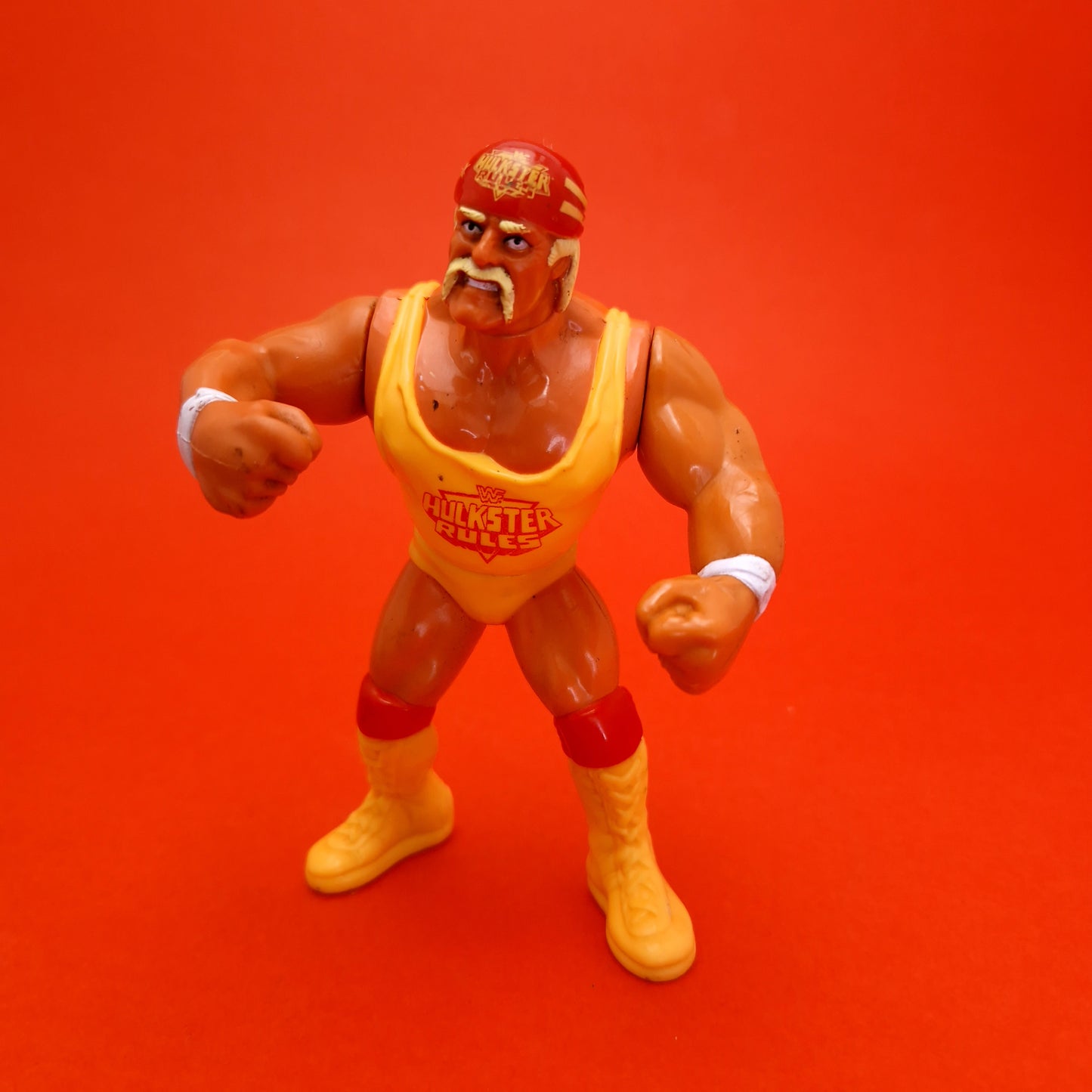 WWF HASBRO ☆ HULK HOGAN Vintage Wrestling Figure ☆ Original 90s Series 3 Bio