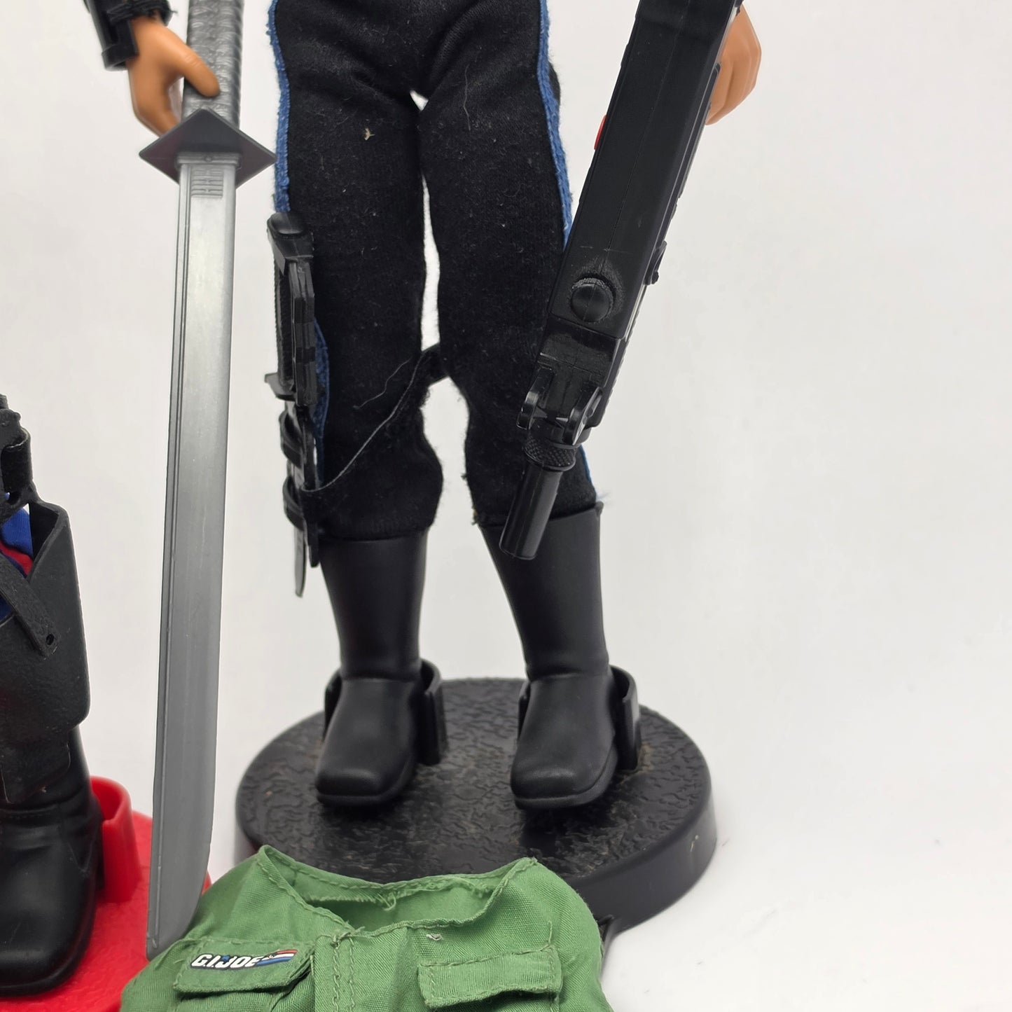 ACTION MAN ☆ G.I. JOE COBRA COMMANDER SNAKE EYES DUKE Hall Of Fame Figure ☆ Vintage HASBRO 90's Loose