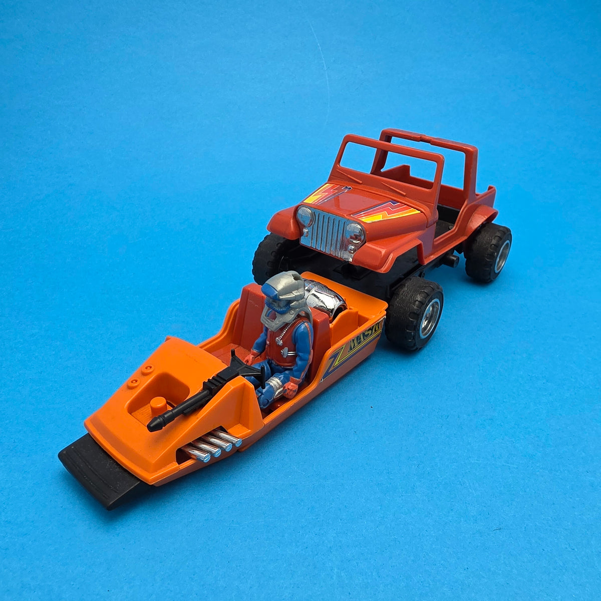 M.A.S.K ☆ GATOR DUSTY HAYES Vintage Figure Vehicle ☆ MASK Kenner 80s