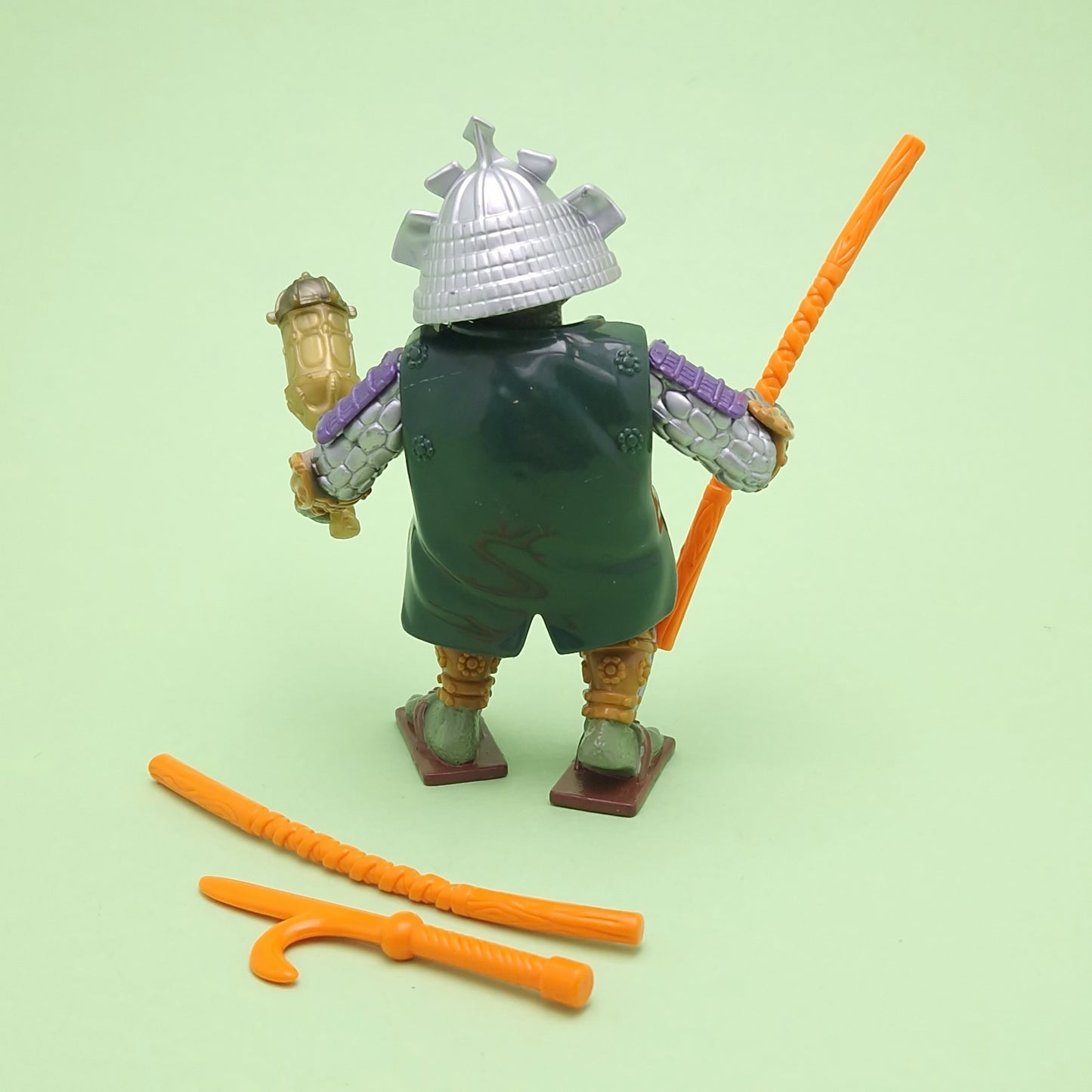 TEENAGE MUTANT NINJA TURTLES ☆ SAMURAI DON MOVIE 3 Vintage Figure ☆ Loose Donatello