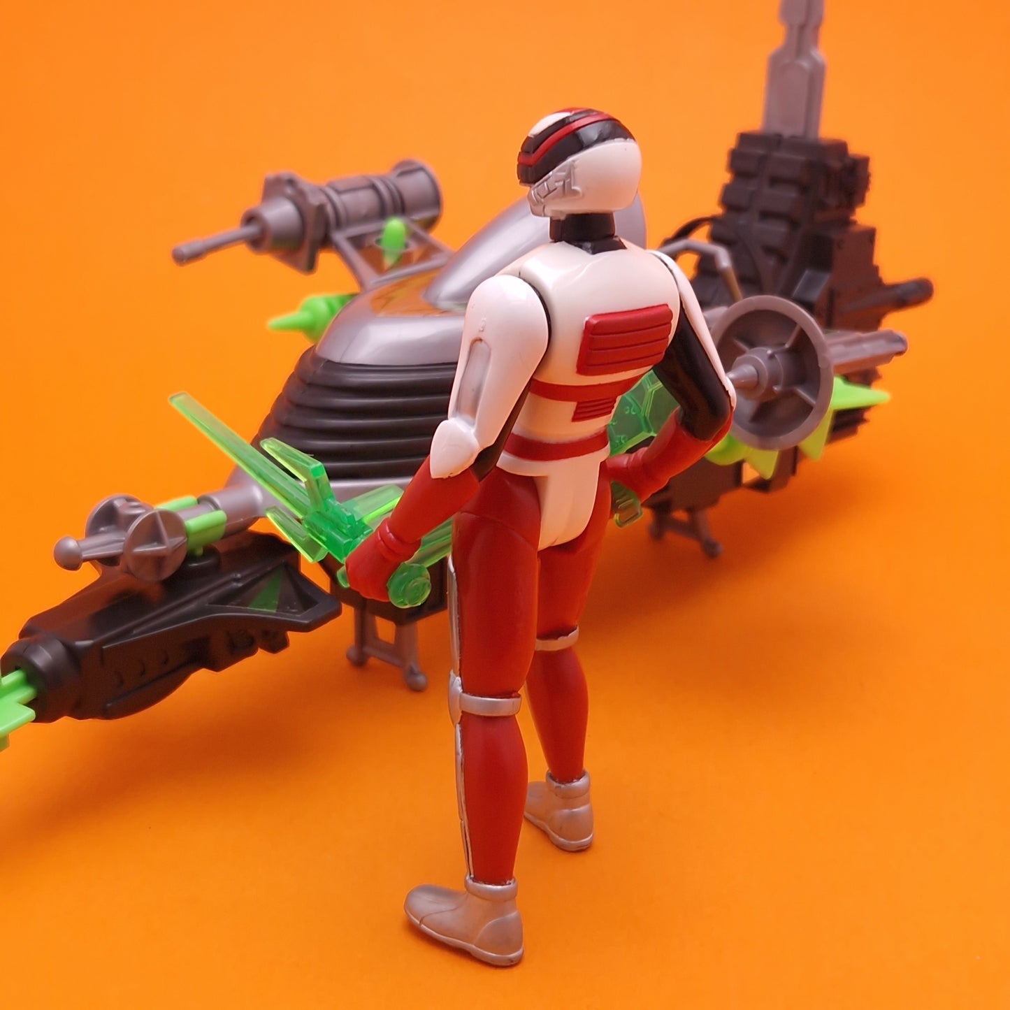 VR TROOPERS- KAITLIN STAR & SKYBORG JET Figure Complete ☆ Vintage Original 90s Saban Kenner