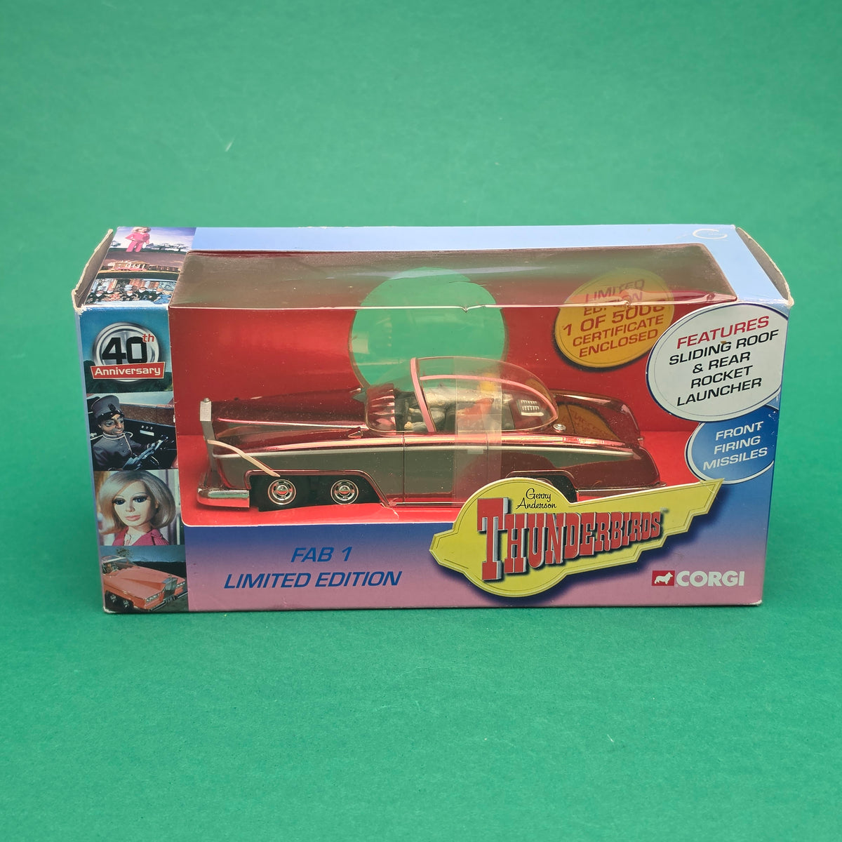 THUNDERBIRDS ☆ 40th Anniversary FAB 1 Limited Edition Diecast ☆ Corgi Model