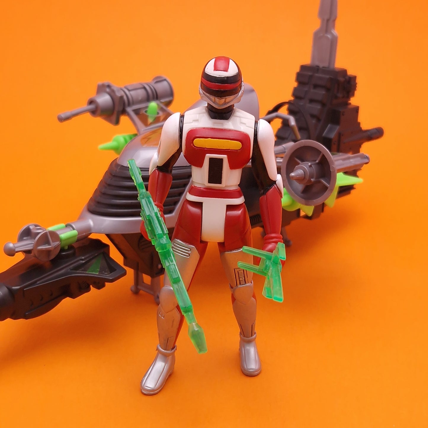 VR TROOPERS- KAITLIN STAR & SKYBORG JET Figure Complete ☆ Vintage Original 90s Saban Kenner