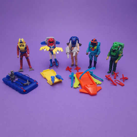 M.A.S.K ☆ BUNDLE x5 ADVENTURE PACK Figures Vintage MASK Figure ☆ Kenner 80s Loose