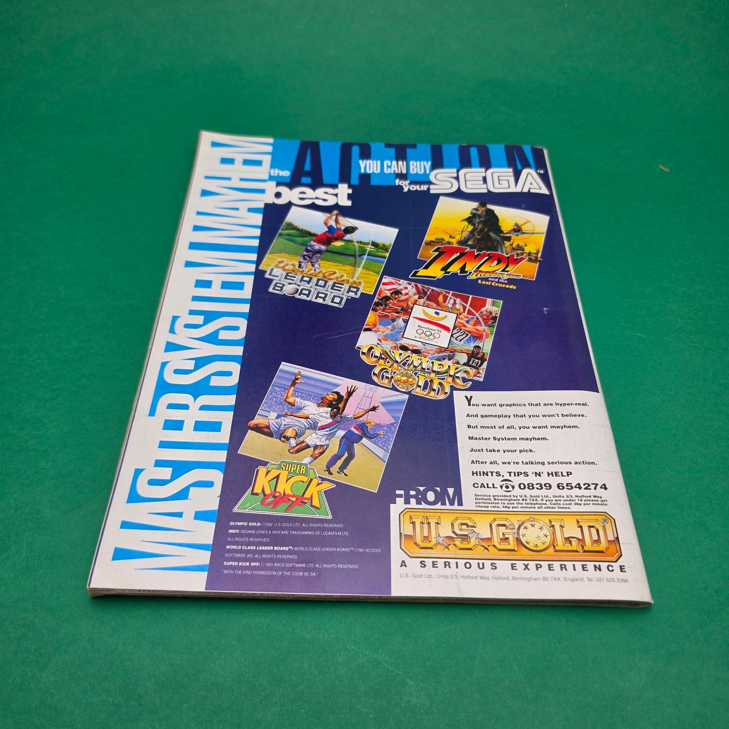 MEAN MACHINE SEGA ☆ NOVEMBER #2 Nov No2 1992 ☆ Retro Gaming Magazine