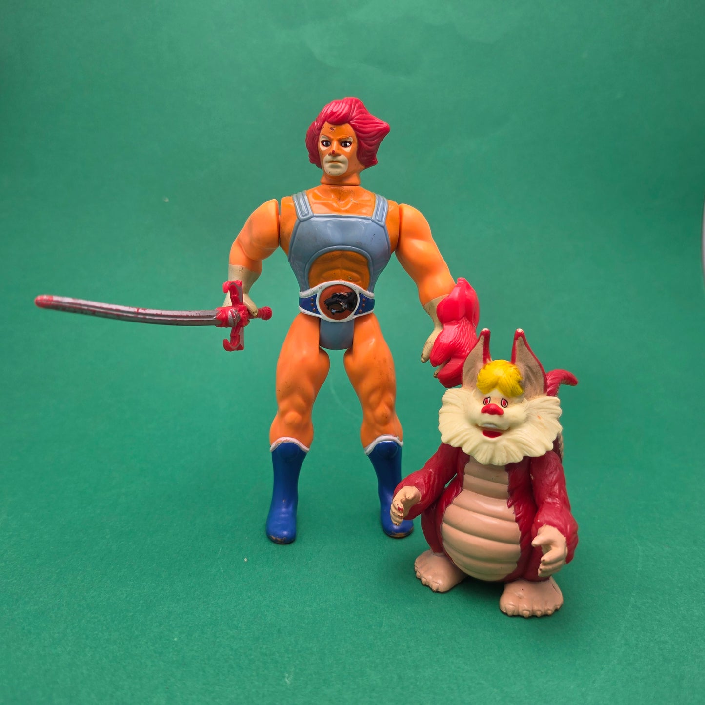 THUNDERCATS ☆ LION O & SNARF Action Figure ☆ Vintage LJN Original 80s Liono