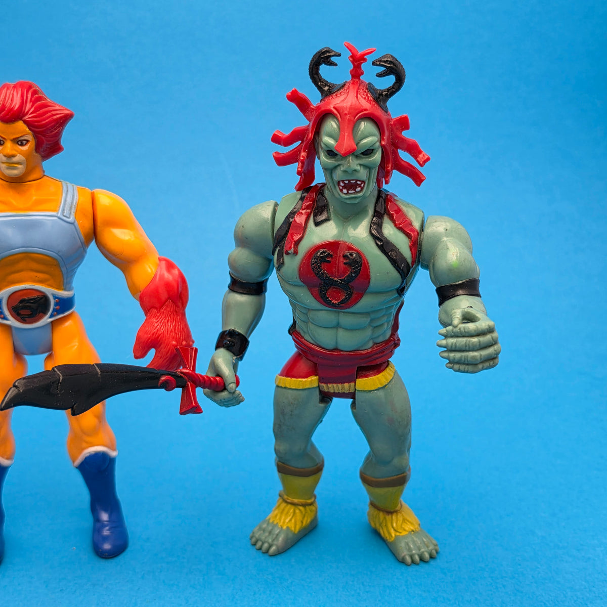 THUNDERCATS ☆ LION O & MUMMRA Action Figure ☆ Vintage LJN Original 80s Liono