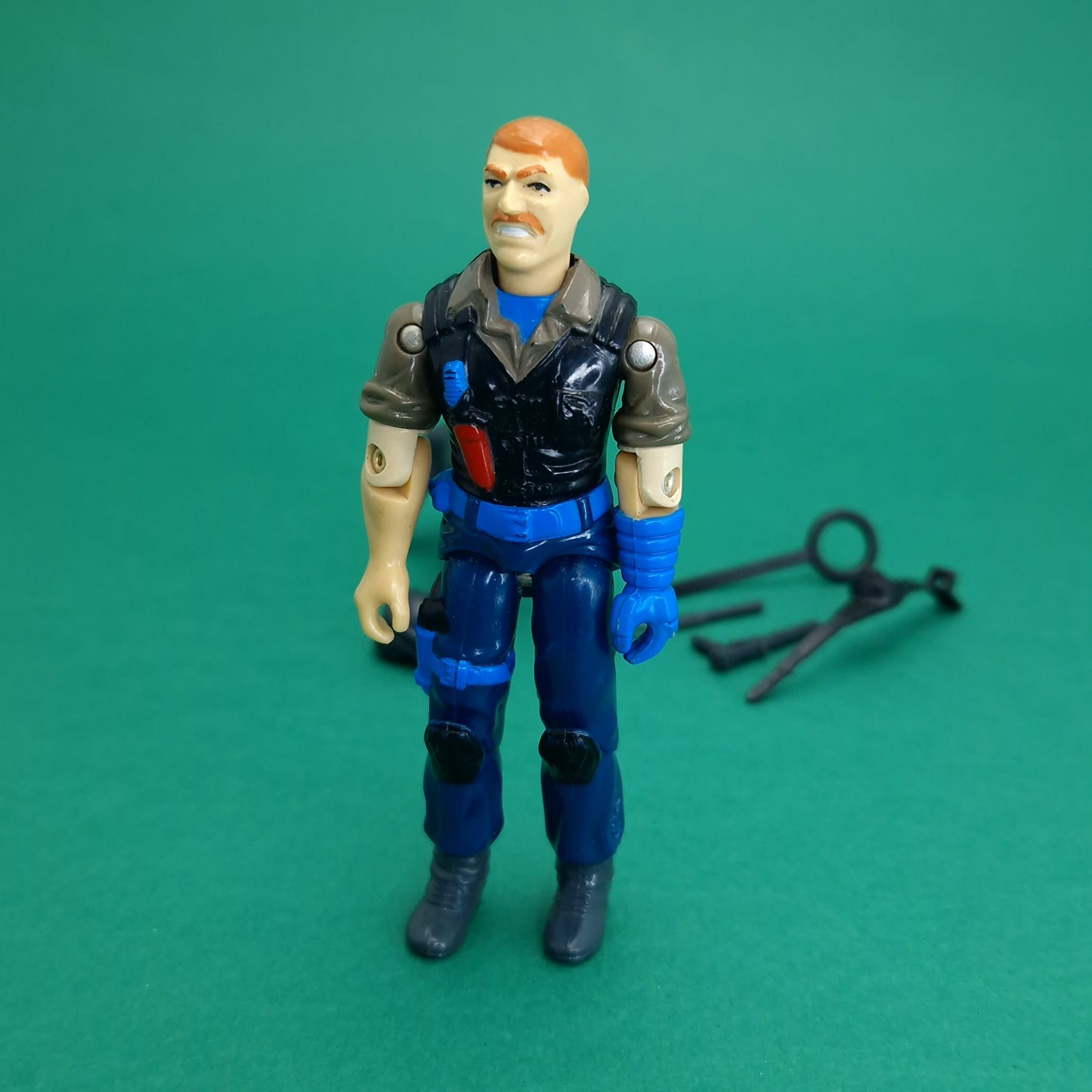 ACTION FORCE ☆ MUTT & JUNKYARD NIGHT FORCE EURO EXCLUSIVE Figure ☆ G.I.JOE Hasbro