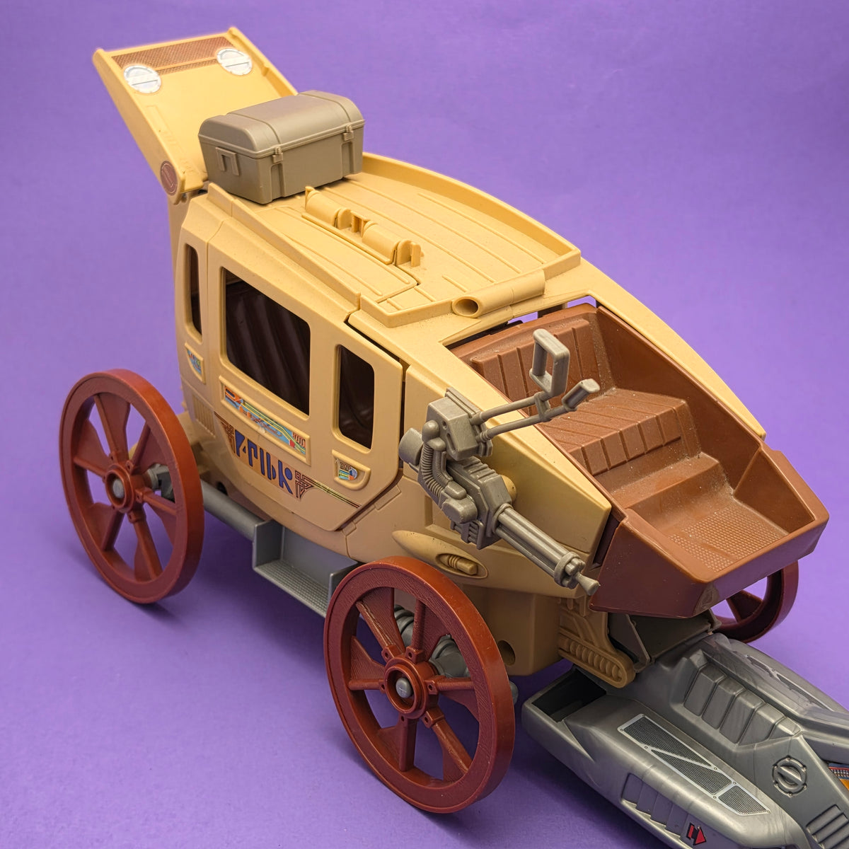 BRAVESTARR ☆ STRATOCOACH Figure Vehicle ☆ Vintage Mattel Original 80s Loose