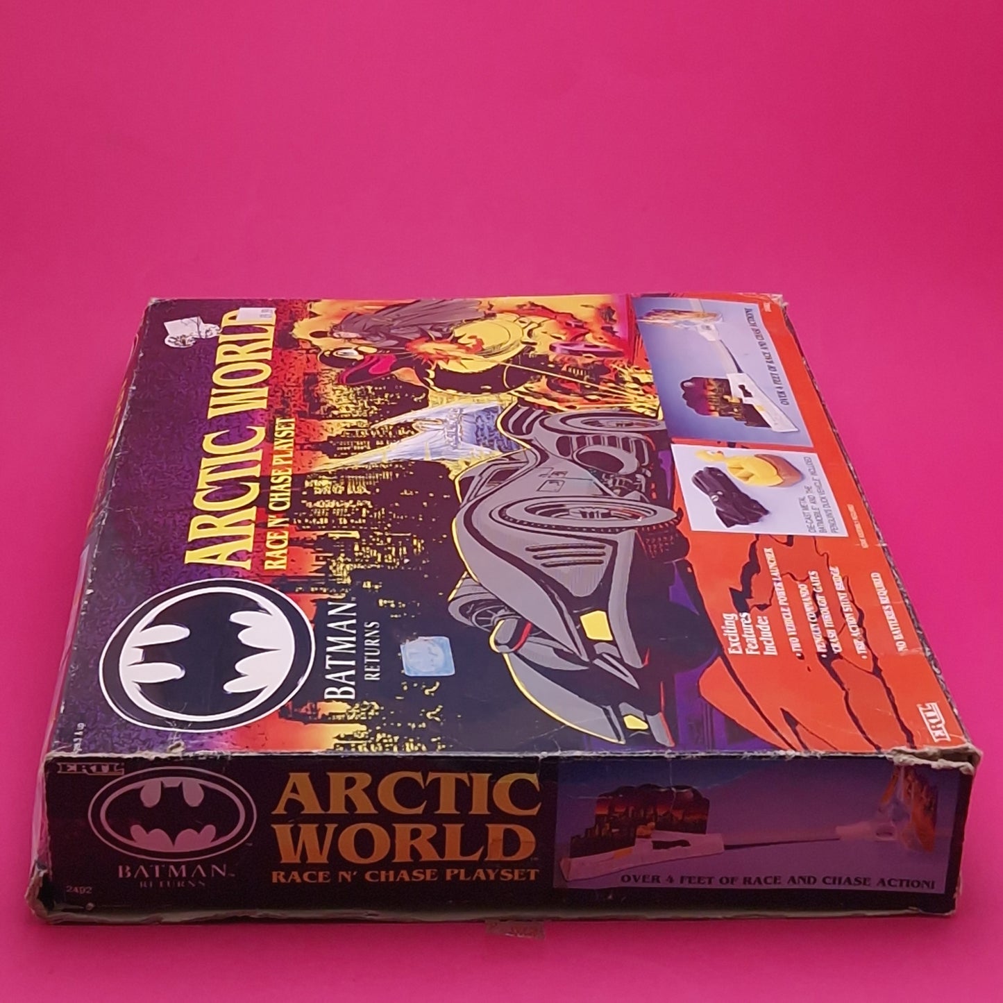 BATMAN RETURNS ☆ ARCTIC WORLD RACE N' CHASE Playset ☆ Original Boxed ERTL