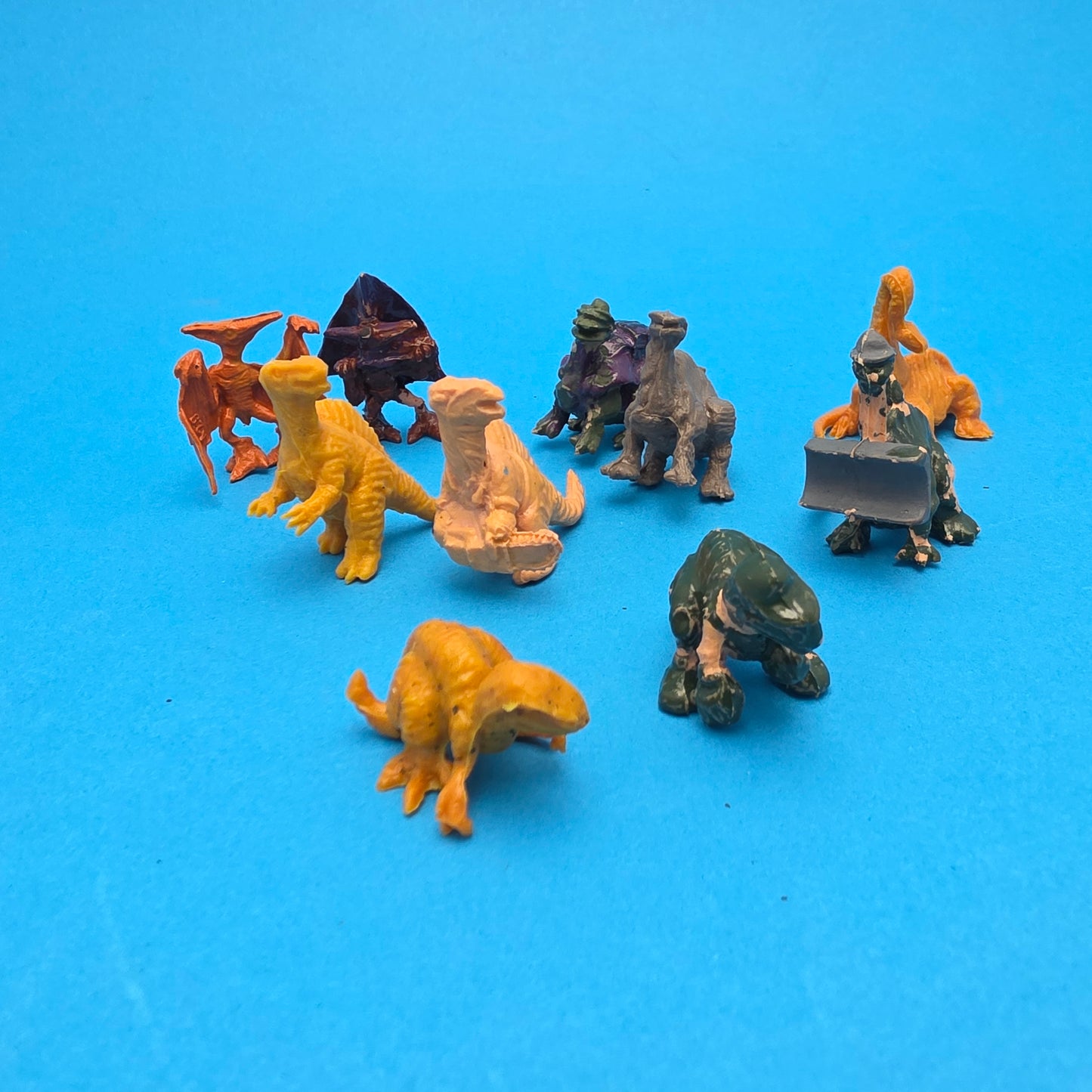 TRANSMUTAZORS DINOSAURS ☆ BUNDLE 10X Mini Figure ☆ Vintage 1990s IDEAL