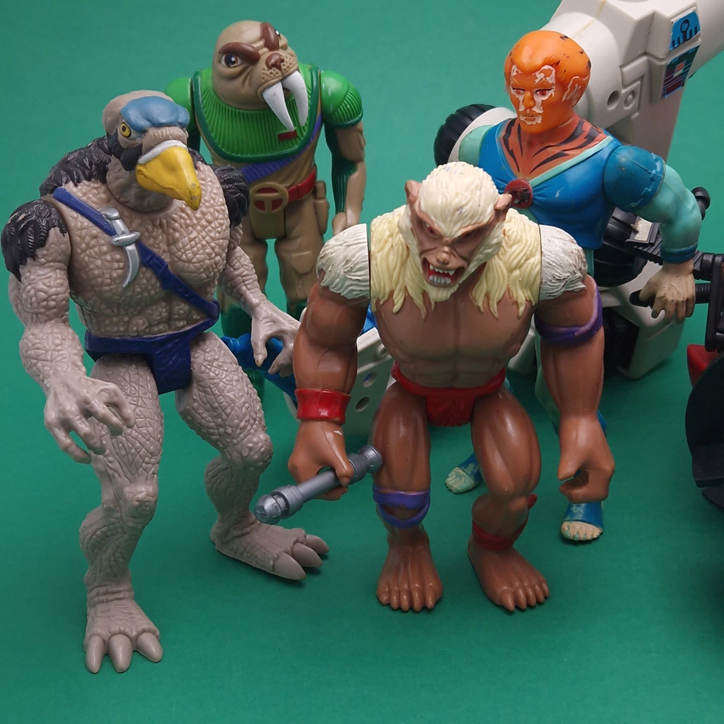 THUNDERCATS ☆ Figure and Vehicle BUNDLE 8x HOVERCAT ☆ Vintage LJN Original 80s Loose