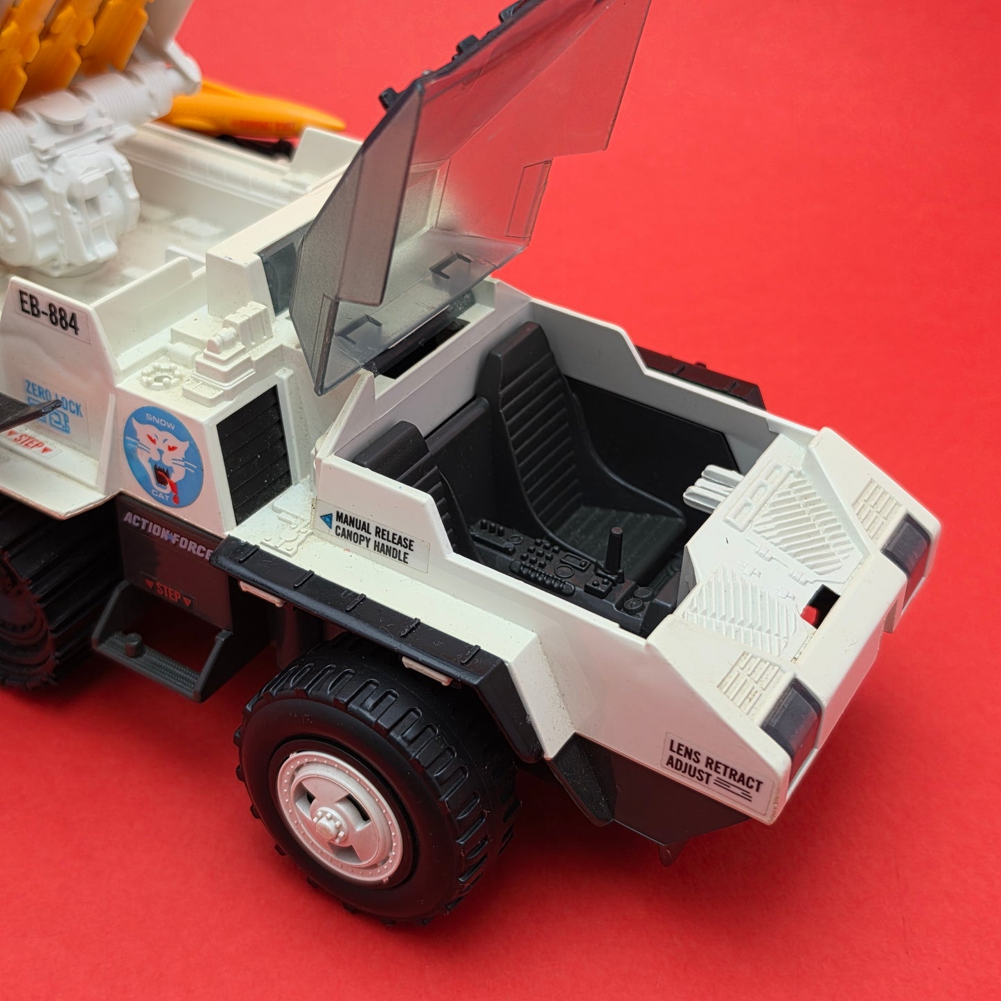 GI JOE ☆ SNOWCAT & FROSTBITE V1 Driver Figure ☆ Action Force Hasbro 1985