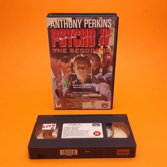 VHS Video ☆ PSYCHO 4 THE BEGINNING ☆ Big Box Ex Rental Vintage 18