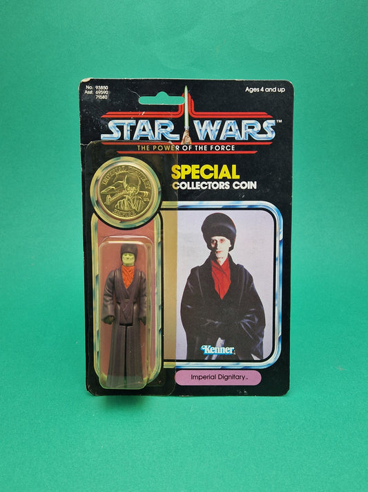 STAR WARS ☆ IMPERIAL DIGNITARY LAST 17 Figure ☆ COIN MOC Sealed Carded Kenner Power of the Force