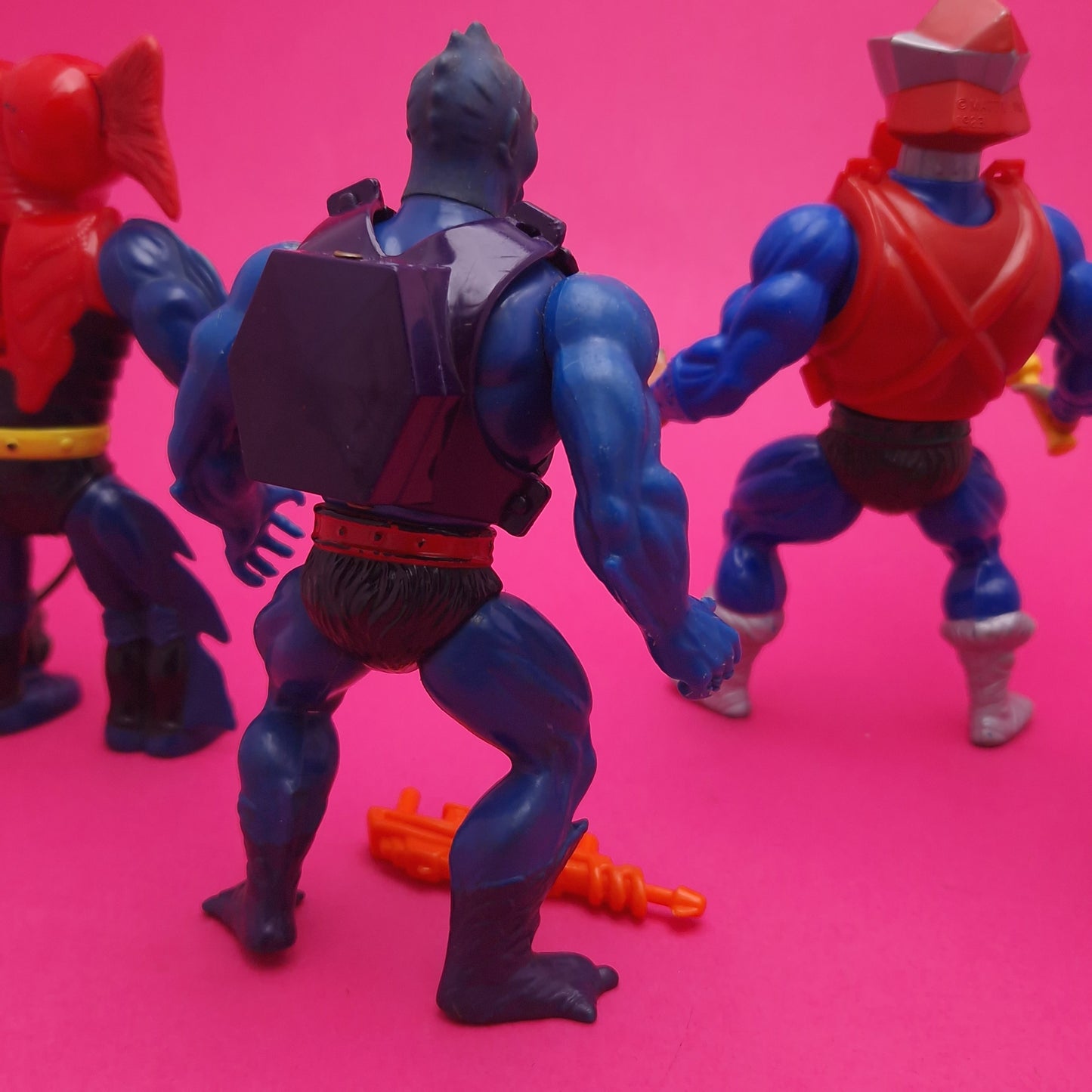 MASTERS OF THE UNIVERSE ☆ Bundle TRAP JAW WEBSTER MEKANECK MANTENNA Vintage Figure ☆ MOTU Loose 80s Mattel Original