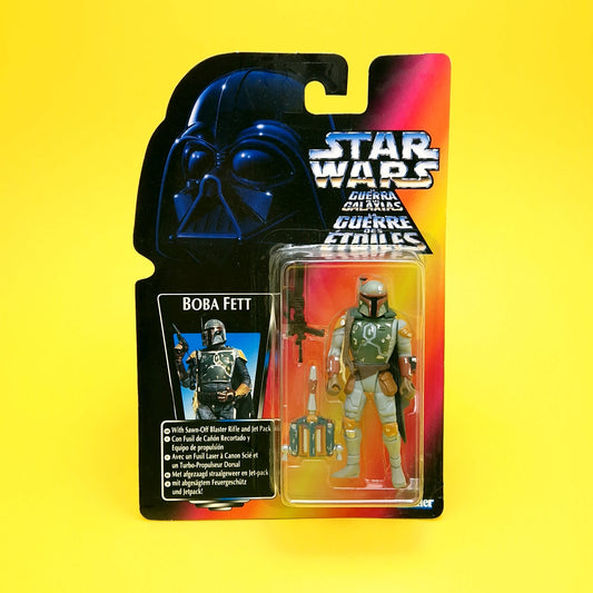 STAR WARS POTF ☆ BOBA FETT Figure ☆ MOC Sealed Carded Kenner Power of the Force Red Card